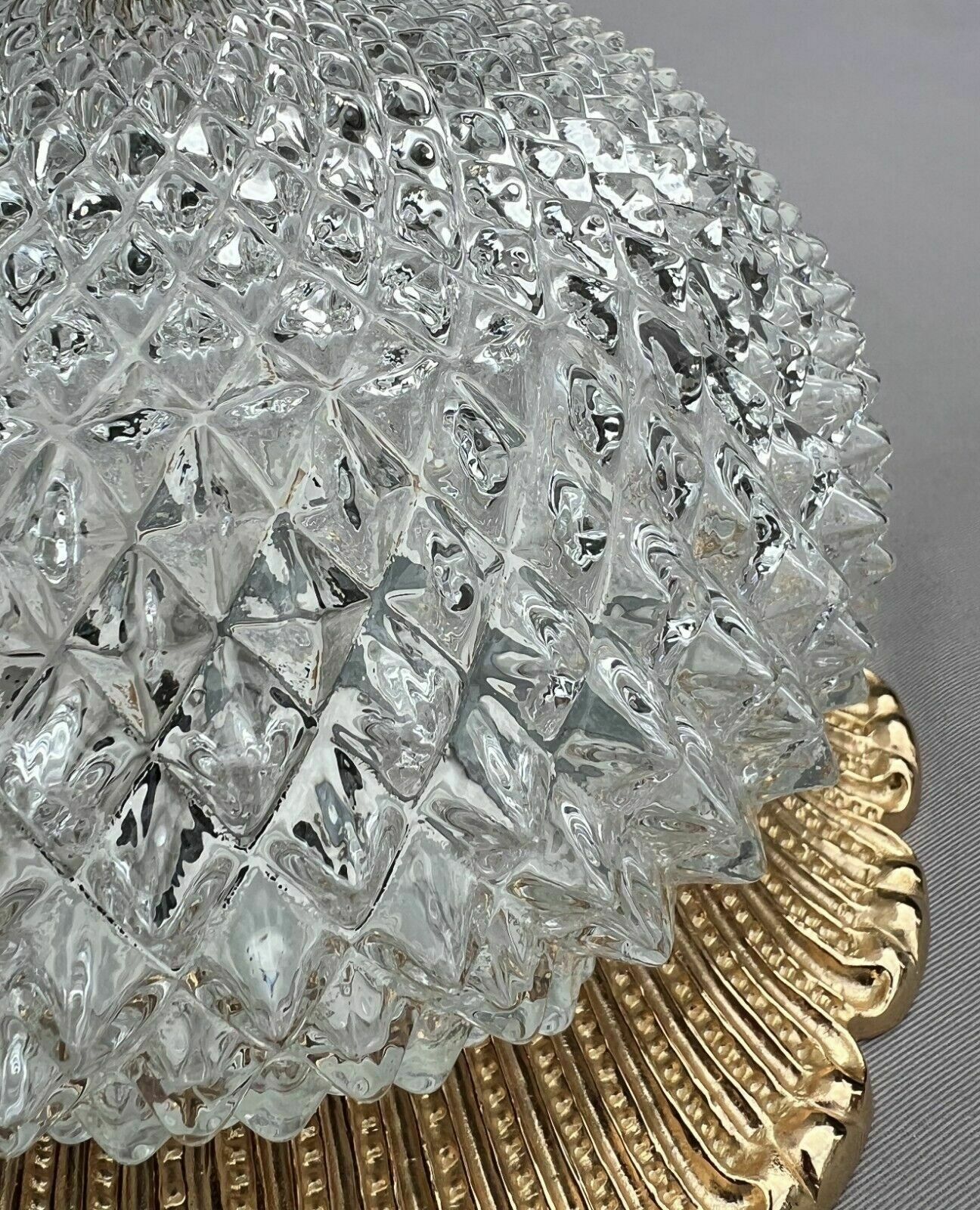 Stunning Ceiling Lamp Made Of Brass And Pressed Crystal Pendant Chandelier 6001 photo Lighting