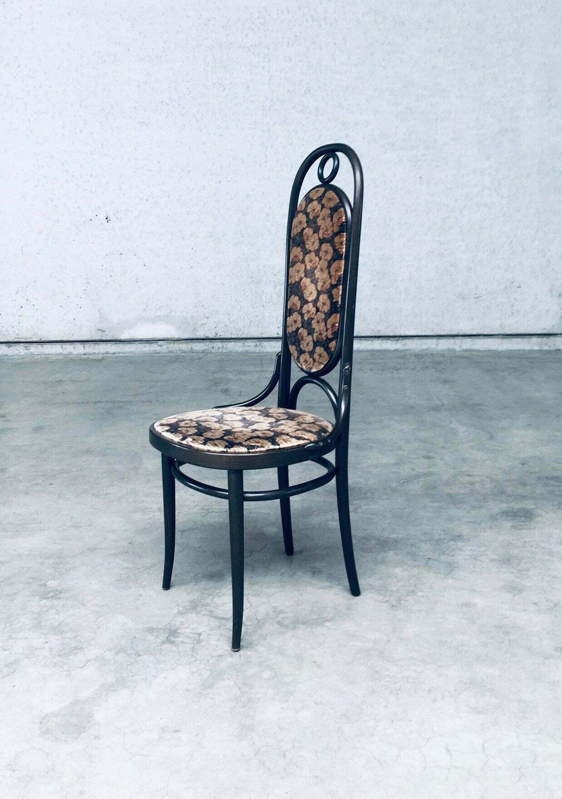 photo vintage Thonet 79 Model 207r "Long John" Dining Chairs, 1979