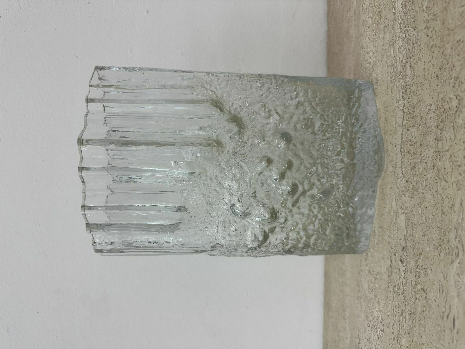 Vintage ‘Pinus’ Glass Vase By Tapio Wirkalla For Iitalla Finland , 1970s photo 503.0