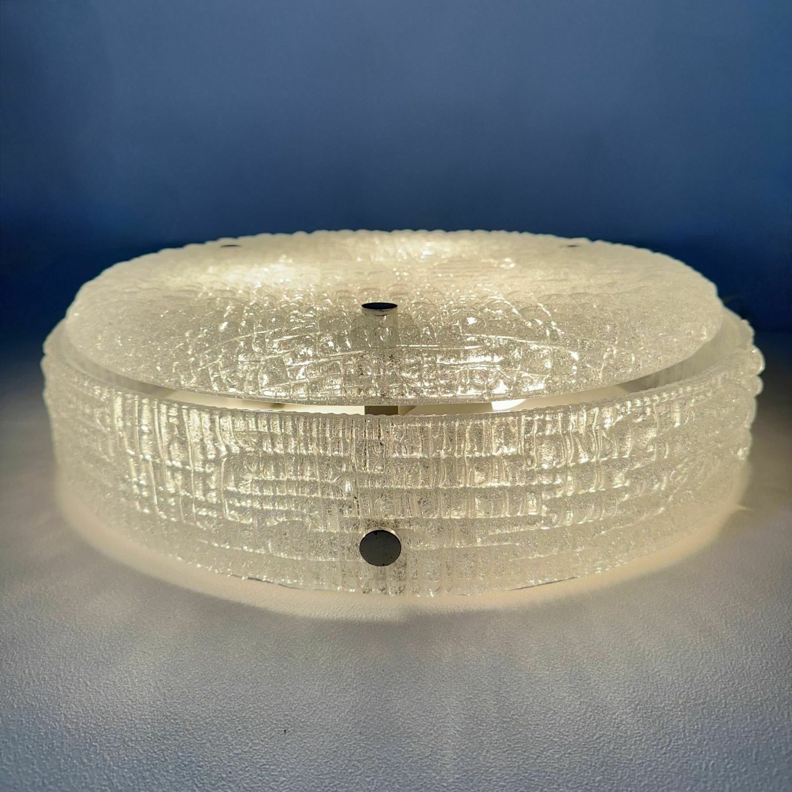 Murano Glazen Plafondlamp Van Kaiser, Duitsland, Jaren 1960 photo Verlichting