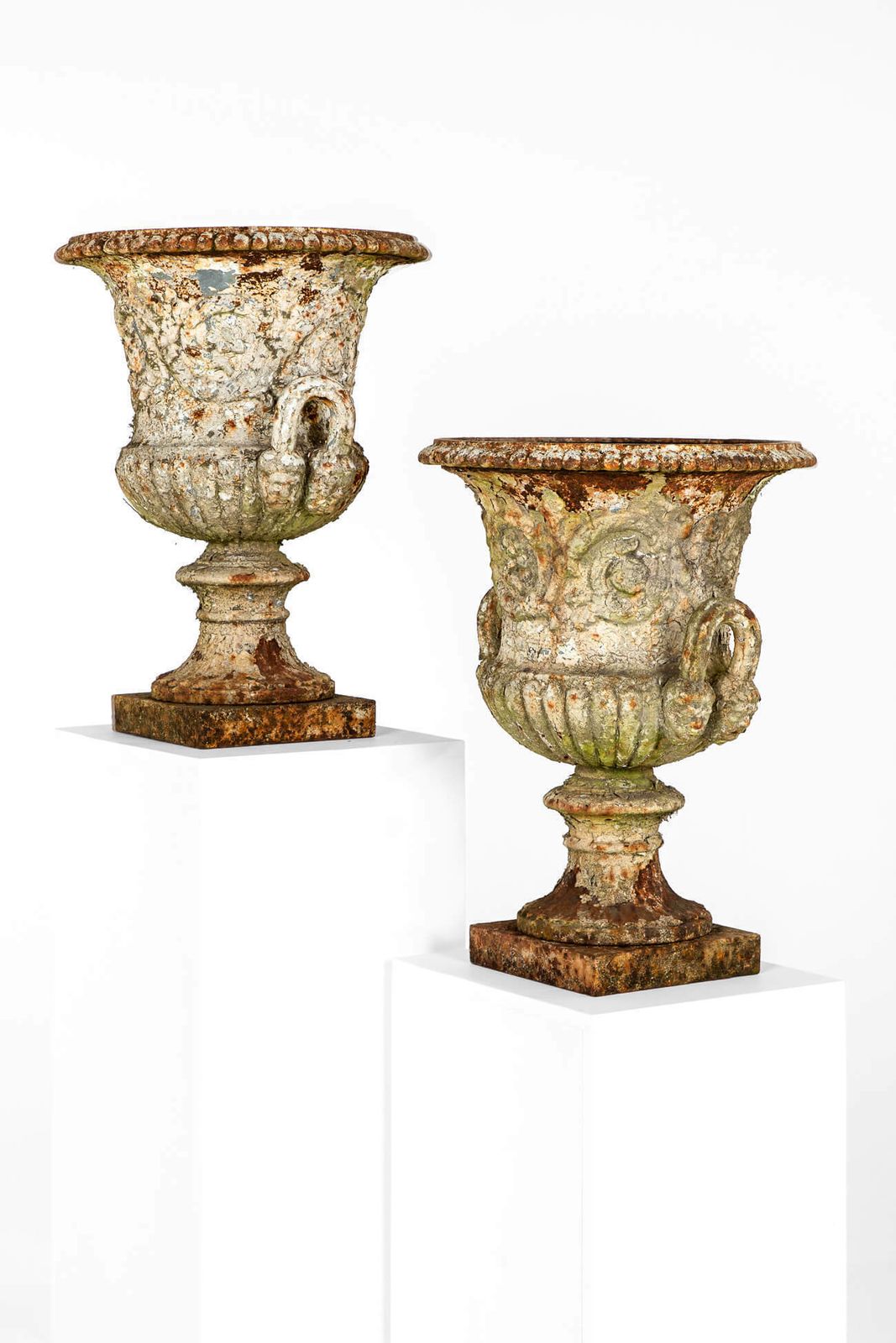 Pair Of Andrew Handyside Campana Urns photo for sale