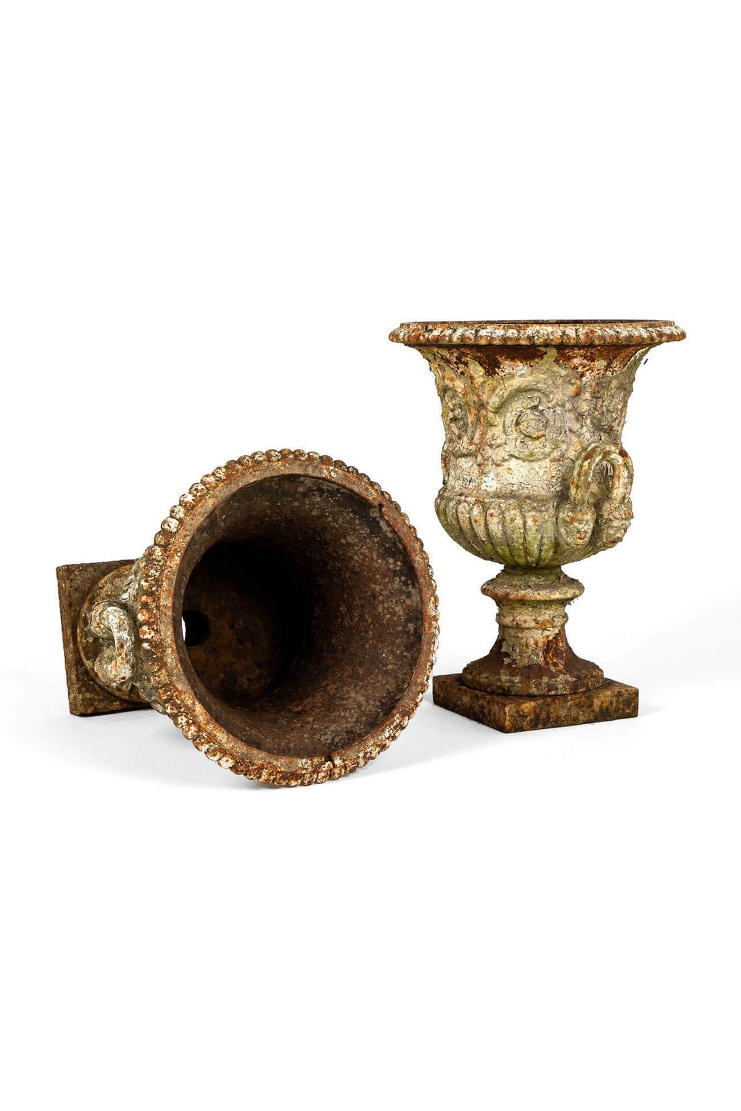 photo for sale Pair Of Andrew Handyside Campana Urns