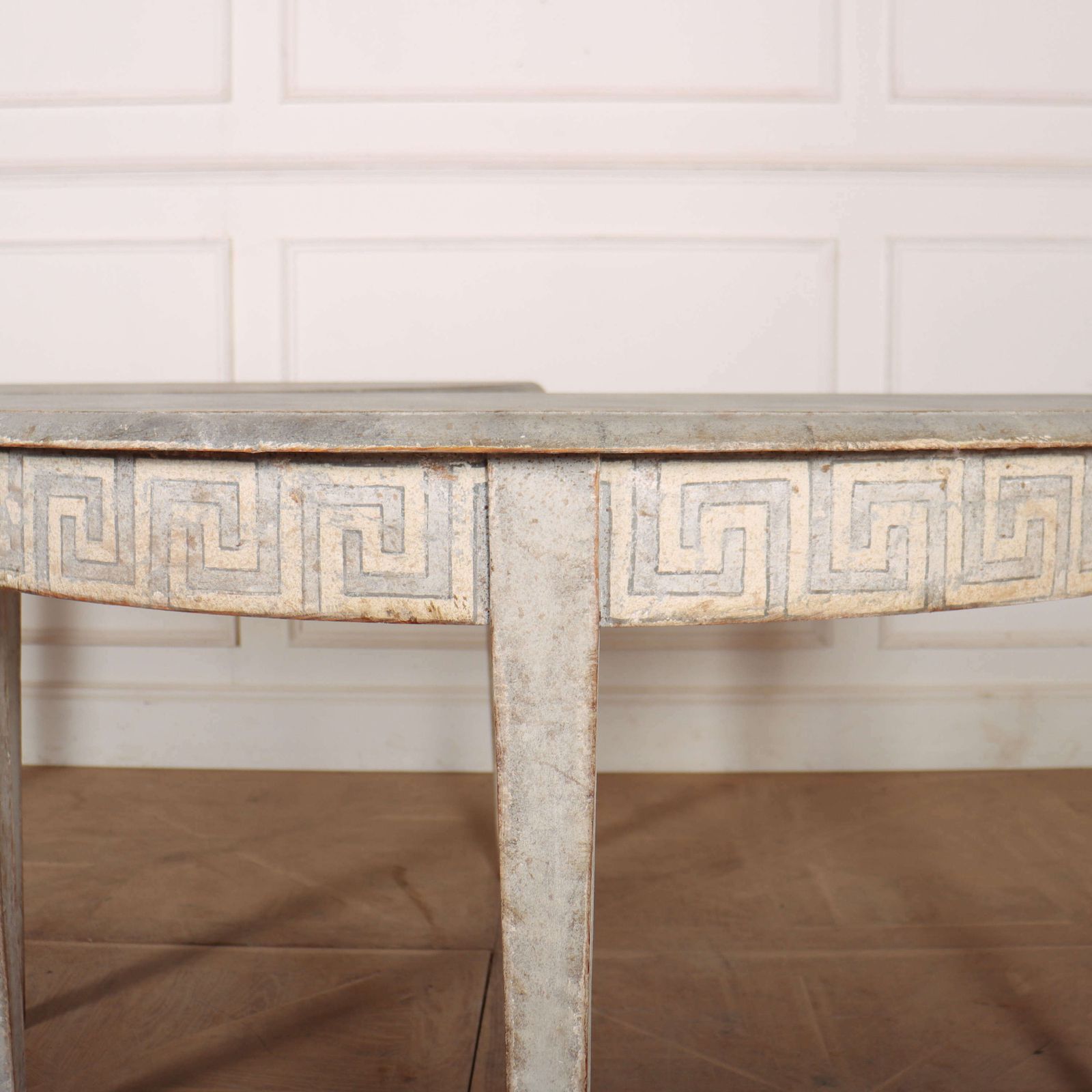 Pair Of Swedish Demi Lune Consoles photo furniture