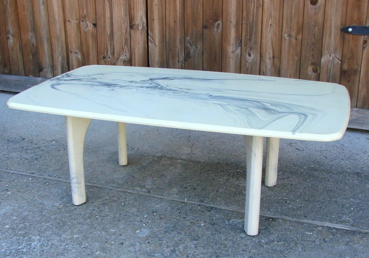 A Stone Table From The 1970s, Contemporary photo vinterior