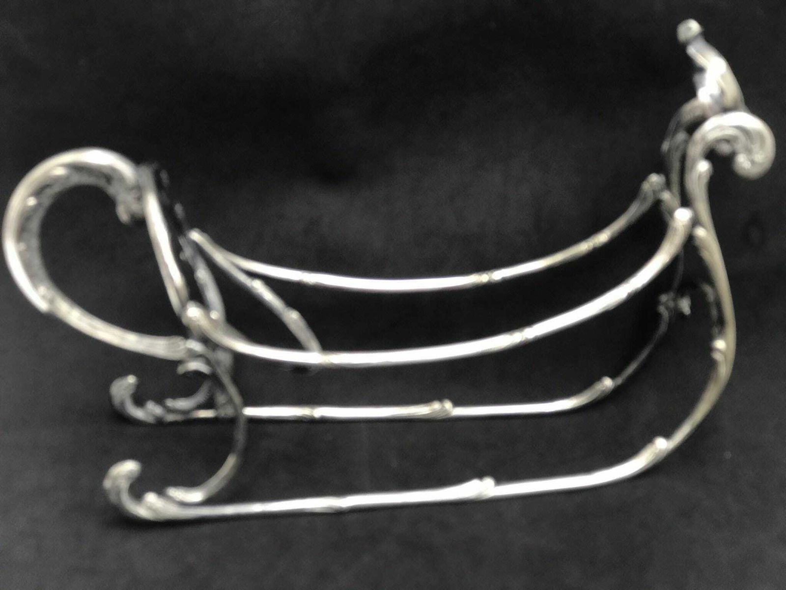Wine Holder Cradle Bottle Stand Wiskemann Orfèvrerie Belgium. Wine Cradle, Wine Holder Stand Bar Accessories Gift For Him Bar Tools photo furniture