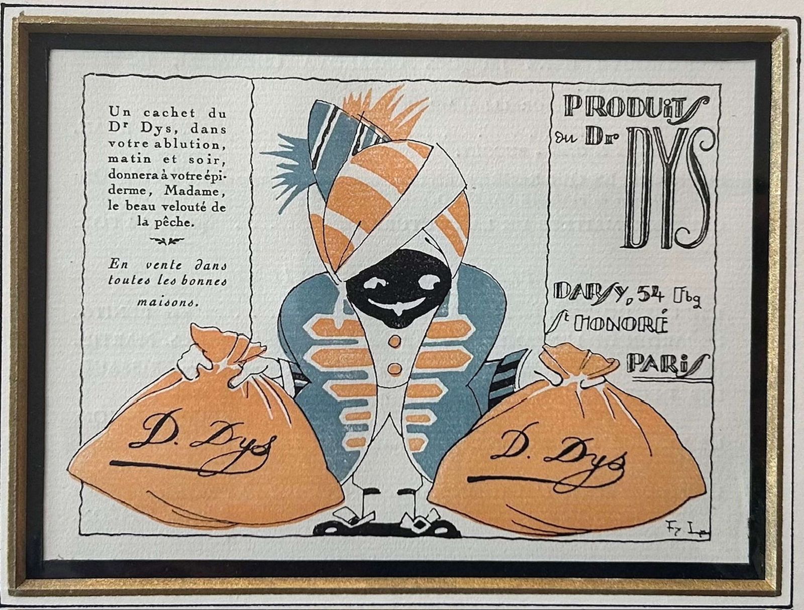 photo for sale A Set Of Six Highly Decorative Art Deco French Advertising Prints