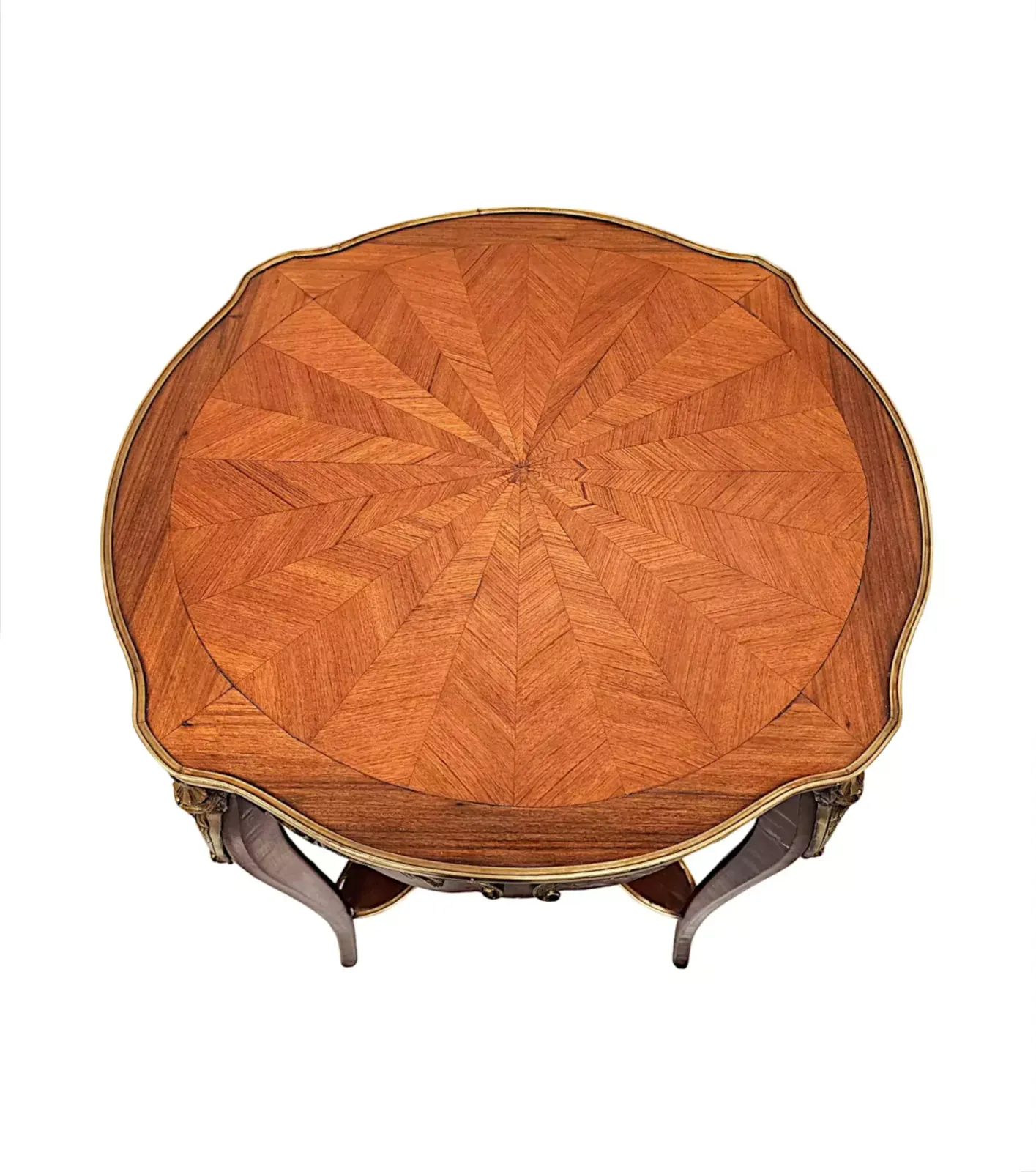 A Very Fine Early 20th Century Brass Mounted Lamp Or Occasional Table photo furniture