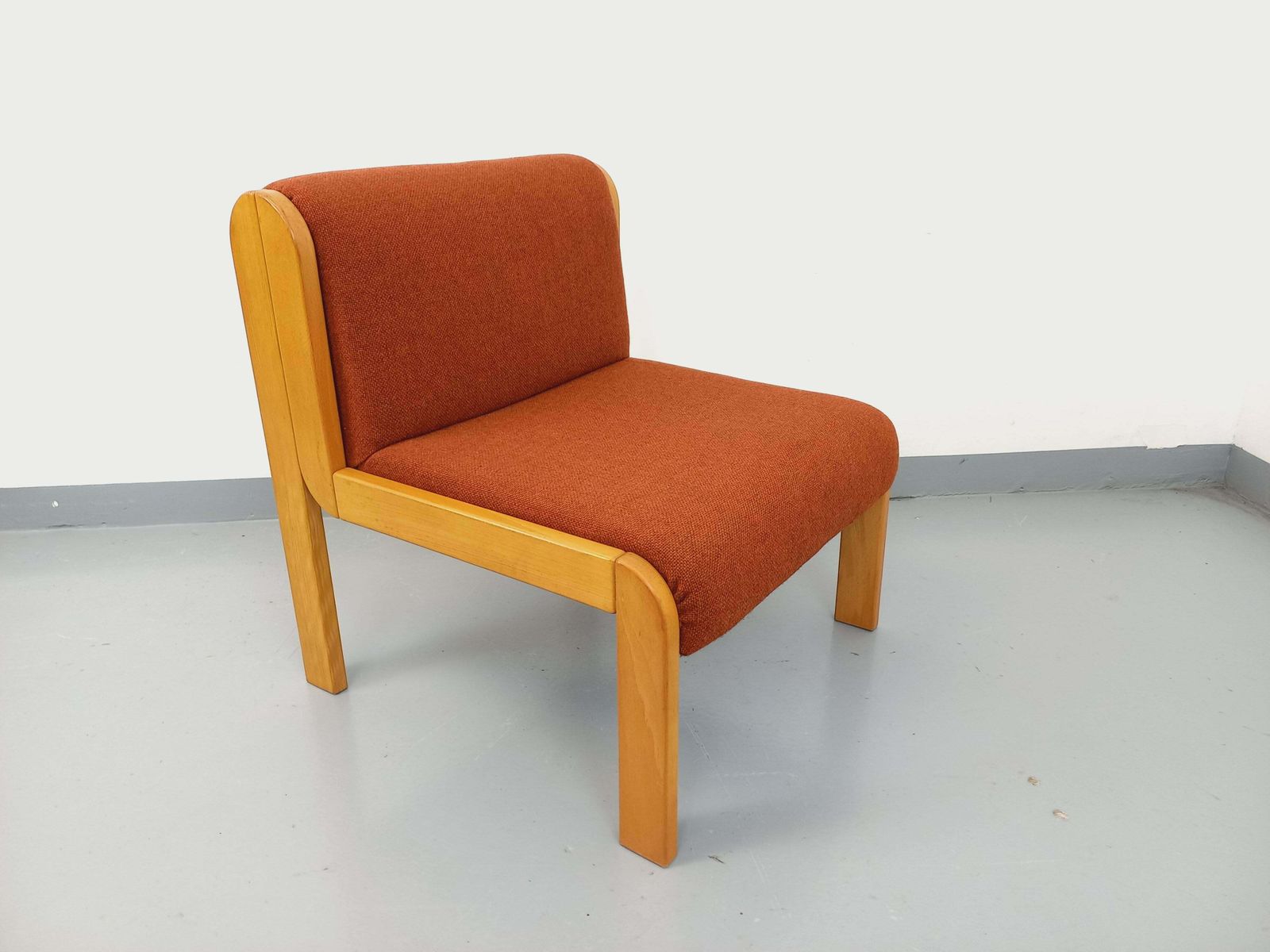 Fröscher Fireside Chair In Wood And Fabric