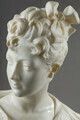 photo for sale Bust Of A Woman In Marble, Henri Emile Allouard (1844 1929)