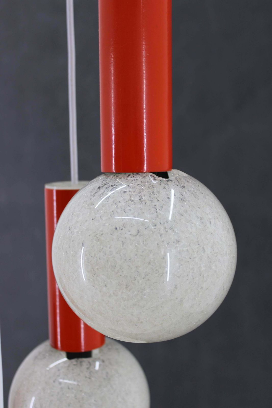 1970s Cascade Chandelier With Plastic Shades By Pokrok Zilina, Czechoslovakia photo vinterior