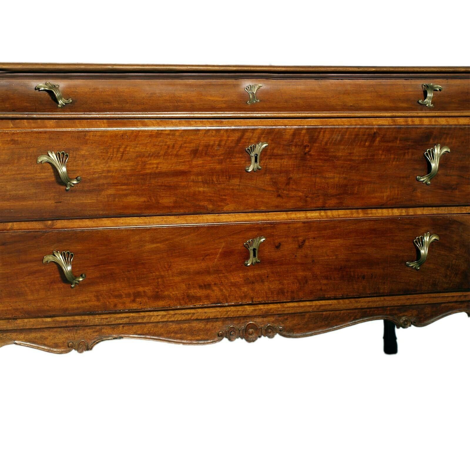 Chest Of Dravers Venetian Commode 18th Century Urn Shaped In Walnut Louis XV photo furniture