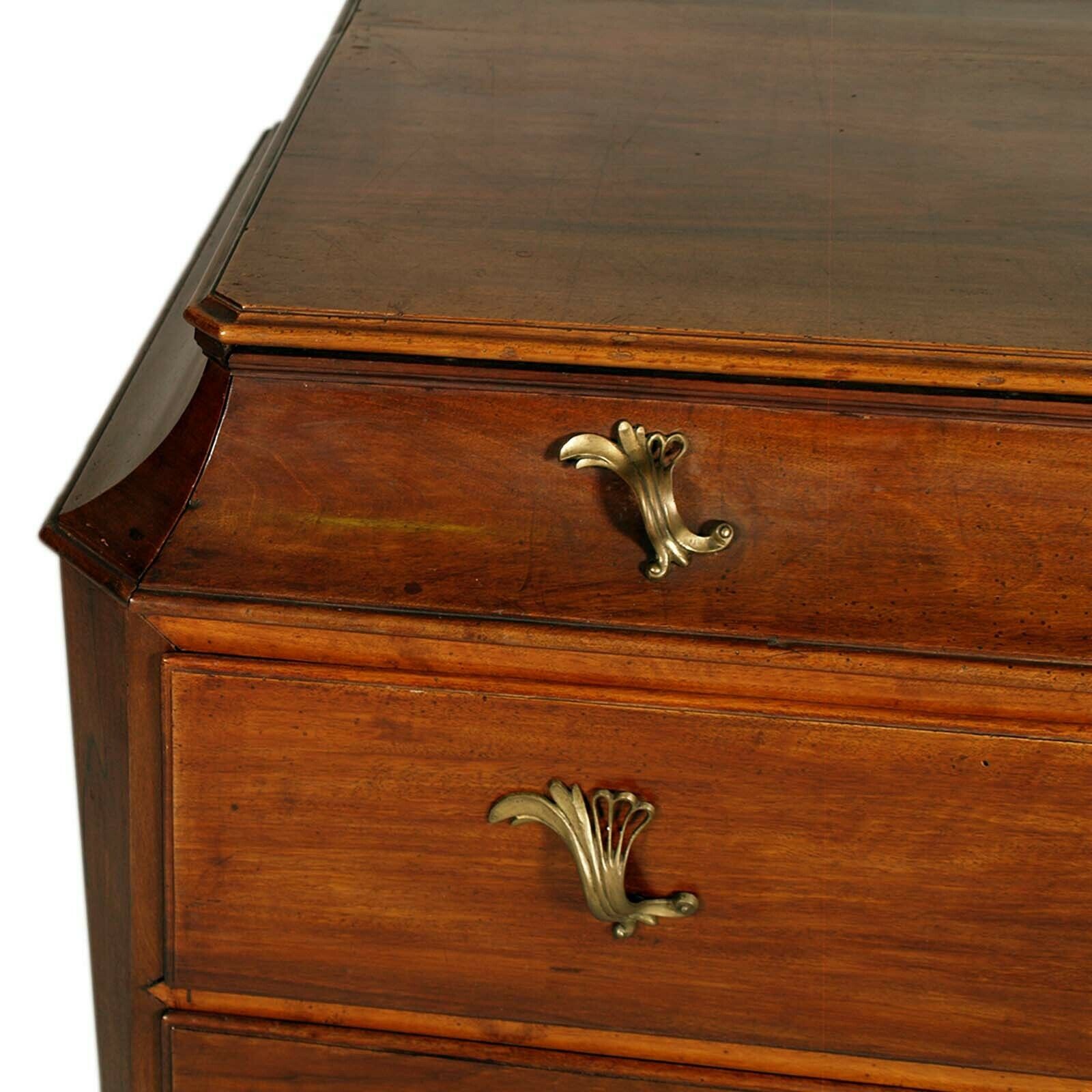 Chest Of Dravers Venetian Commode 18th Century Urn Shaped In Walnut Louis XV photo for sale