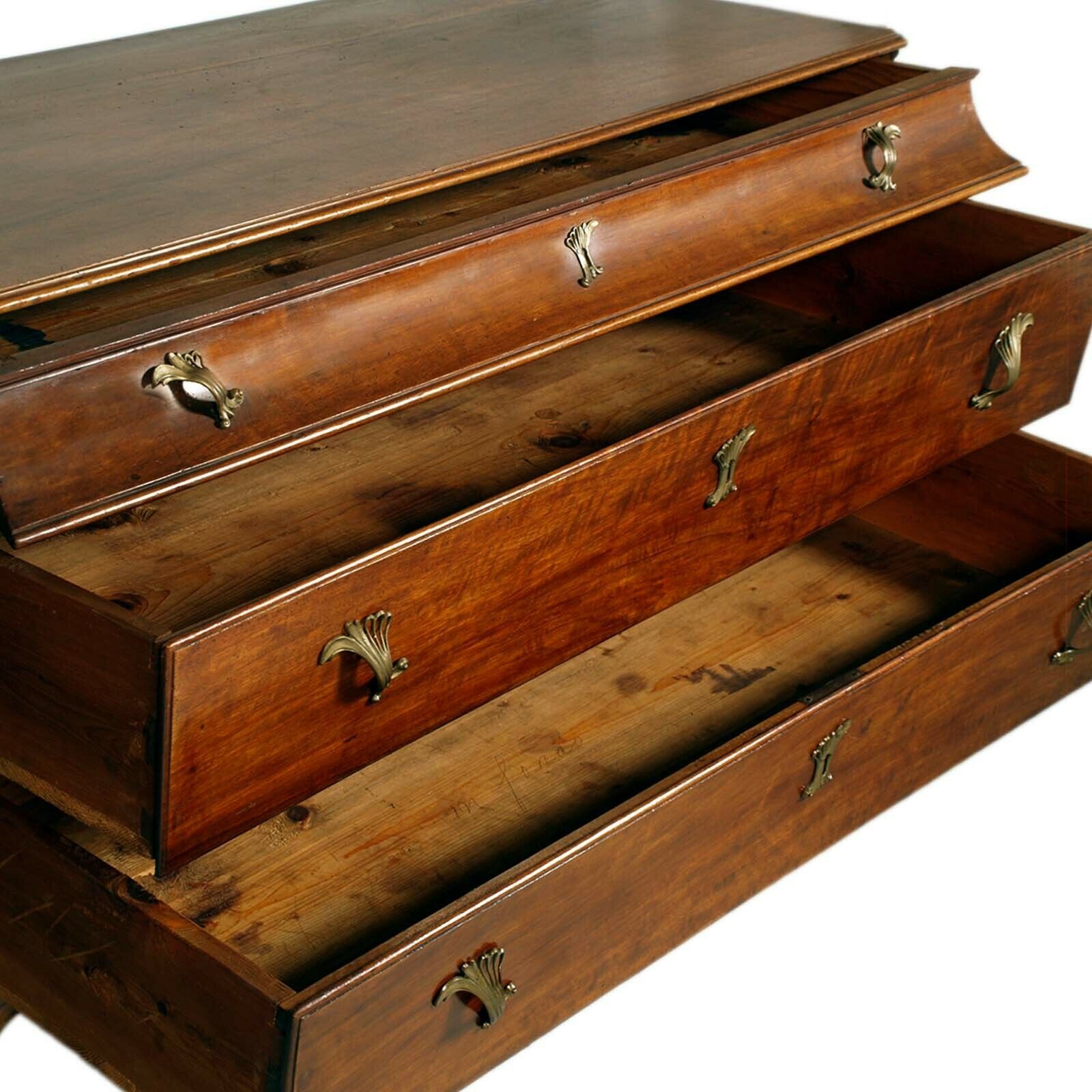 Chest Of Dravers Venetian Commode 18th Century Urn Shaped In Walnut Louis XV photo 44000.0