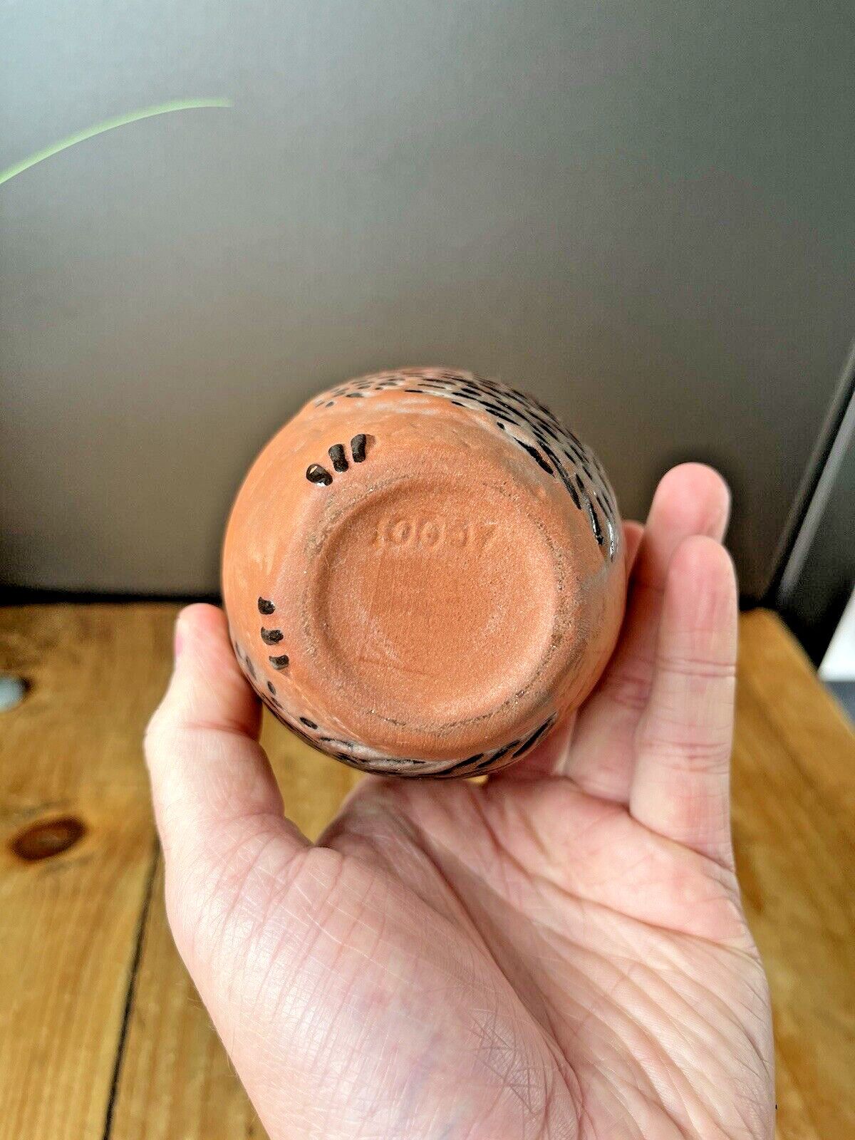 V.Rare 60's Mid Century Modern Swedish Rorstrand Folk Blue Owl Money Bank Box photo buy