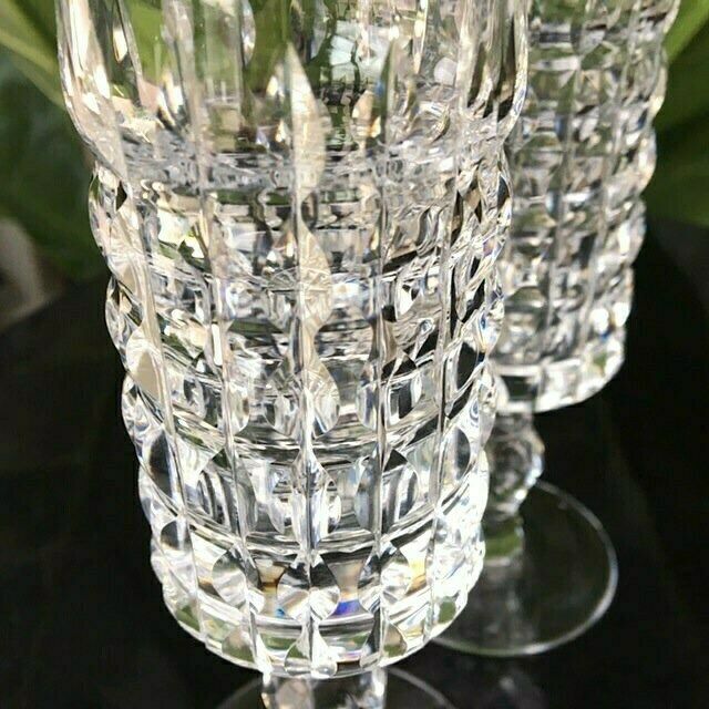 Rosenthal Champagne Glazen | 6 Stuks | Kristallen Champagnefluiten | Diamantknop photo 298.0