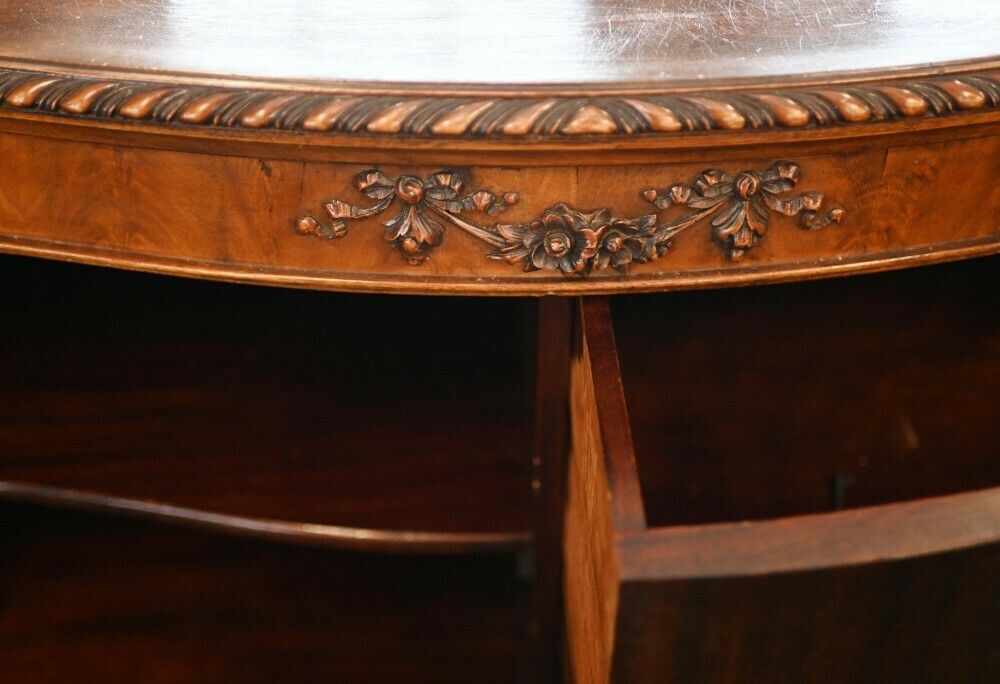 Chippendale Side Cabinet Mahogany Ball And Claw Feet photo vintage