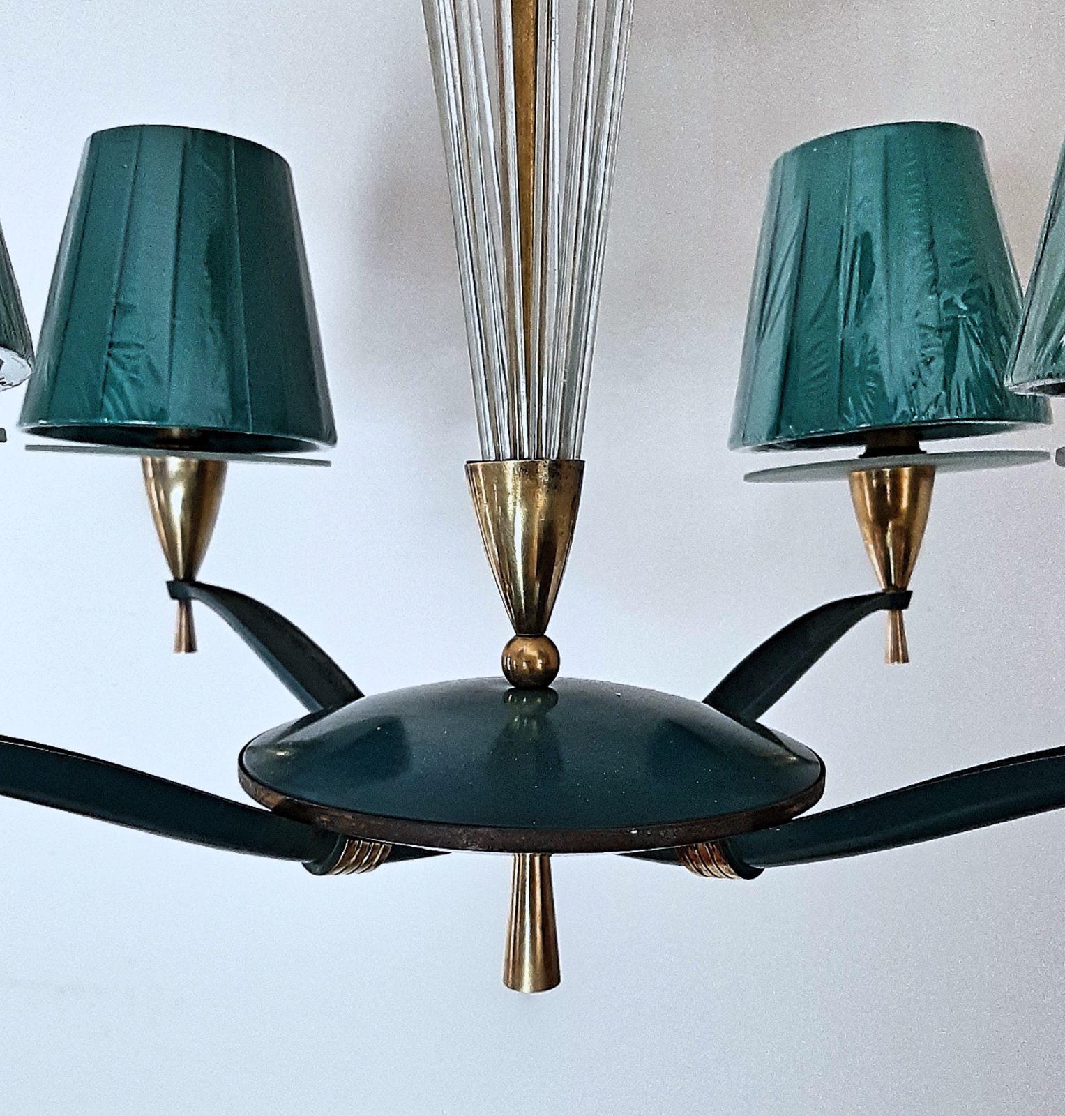 Art Deco Chandelier Pure French 1940s Design photo vinterior