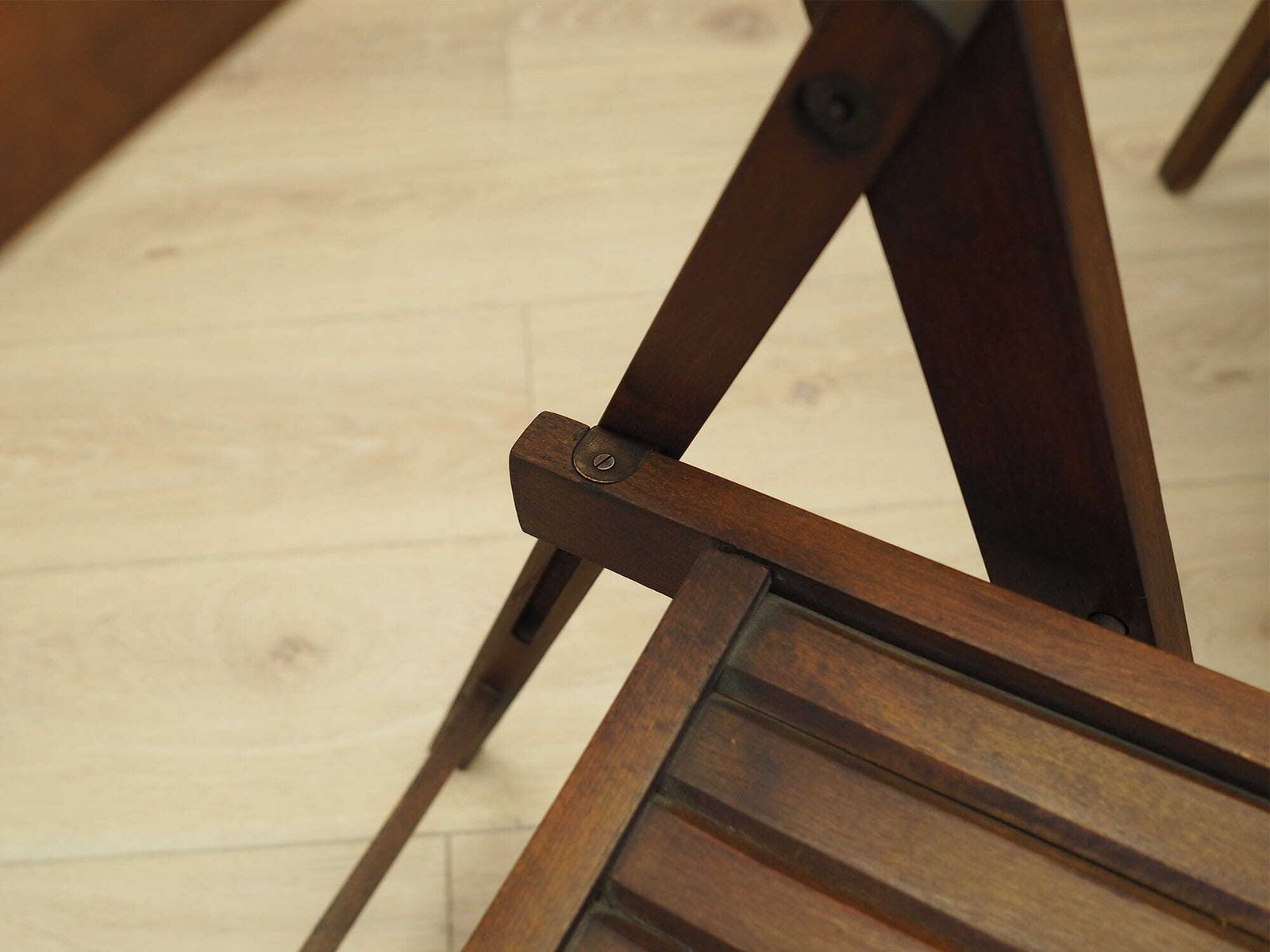 Set Of Three Pine Chairs, 1990s, Scandinavian Design, Manufacture: Denmark photo vintage