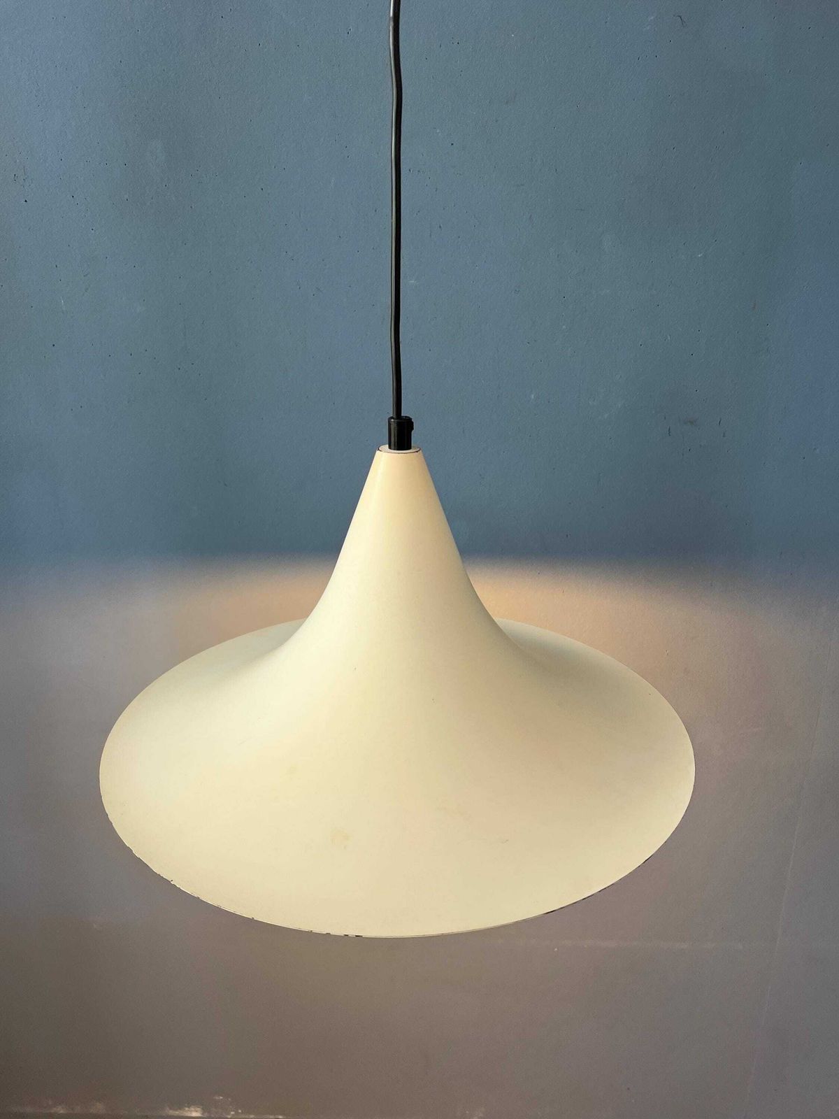 Vintage Metalen Heksenhoed Space Age Hanglamp
