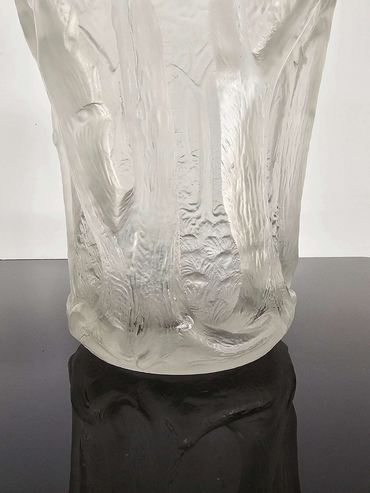 Large Art Deco "Dans La Forêt" Vase Designed By Josef Inwald For Barolac // Made In Czechoslovakia In 1930s photo furniture