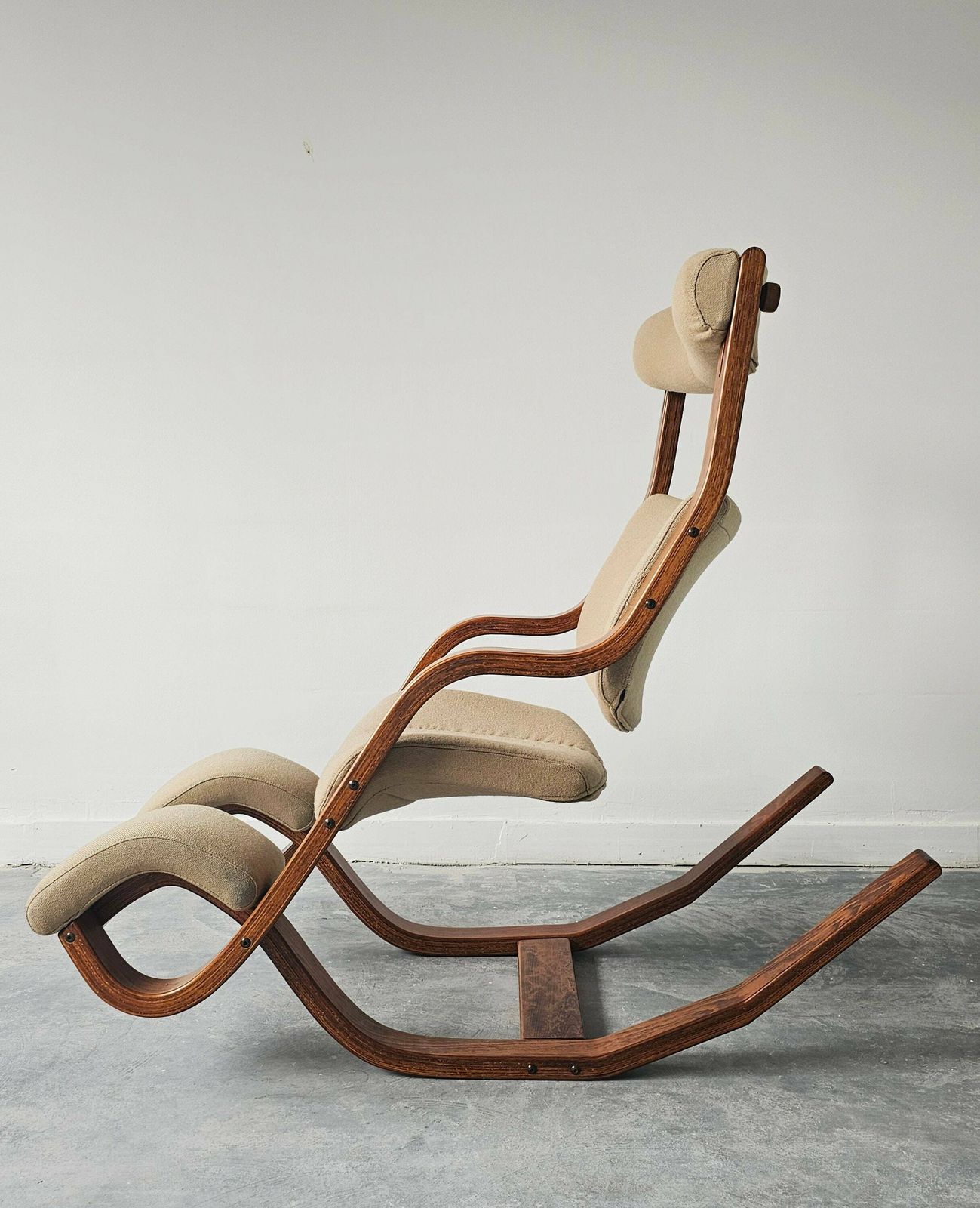 Iconic Gravity Balans Reclining Chair By Peter Opsvik For Varier // Made In Norway In 1980s photo vinterior