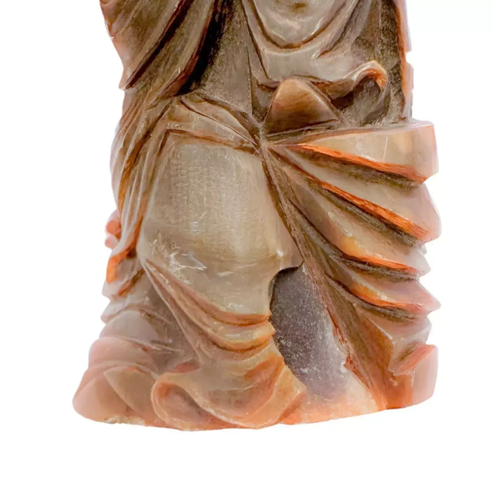 photo furniture Antique Chinese Pair Of Immortals / Deities Carving Figurine Staff, C.19