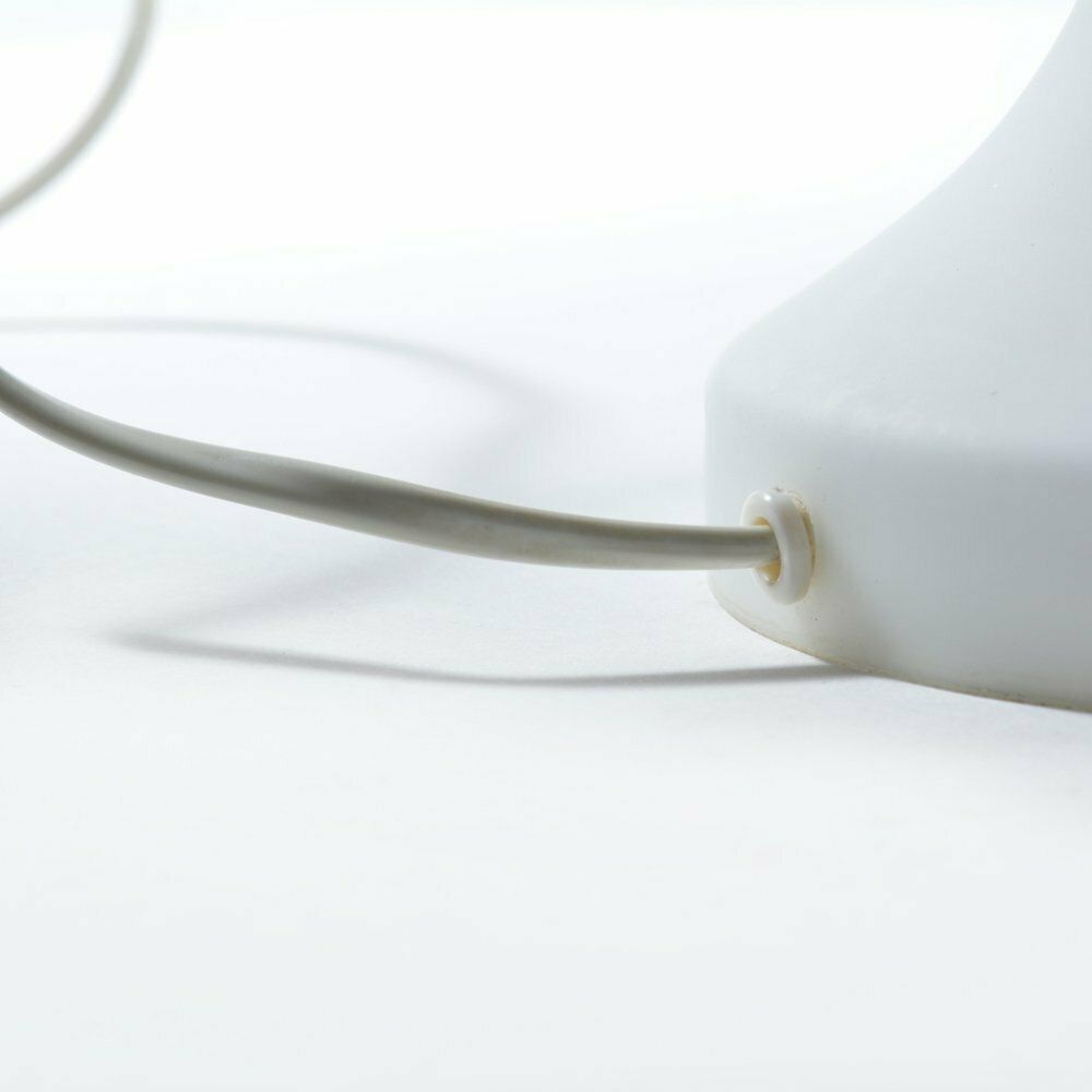 White Glass And Brass Table Lamp By Osvetlovaci Sklo, Czechoslovakia 1970s photo Lighting
