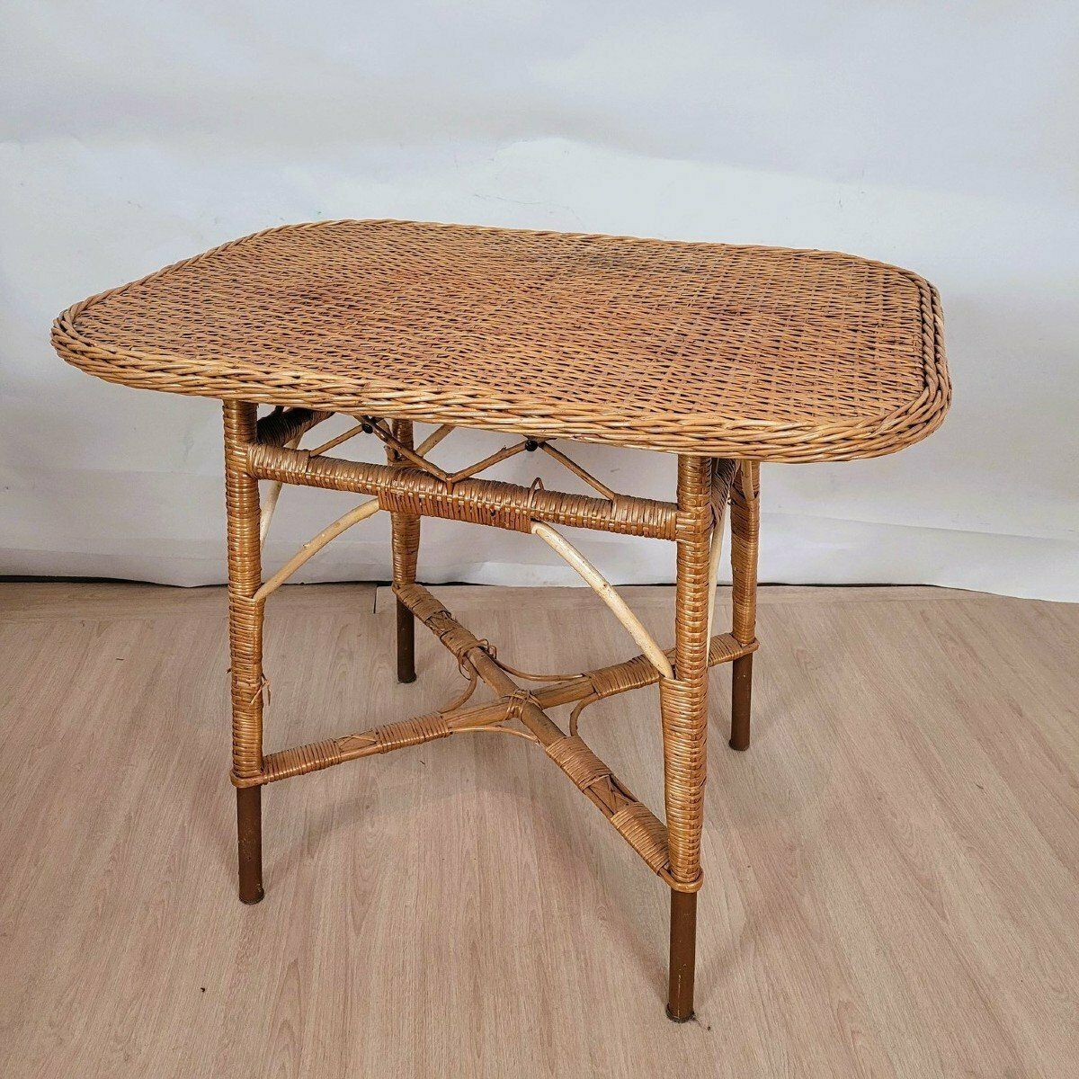 Mid 20th Century 9 Piece Rattan Living Room Set photo buy