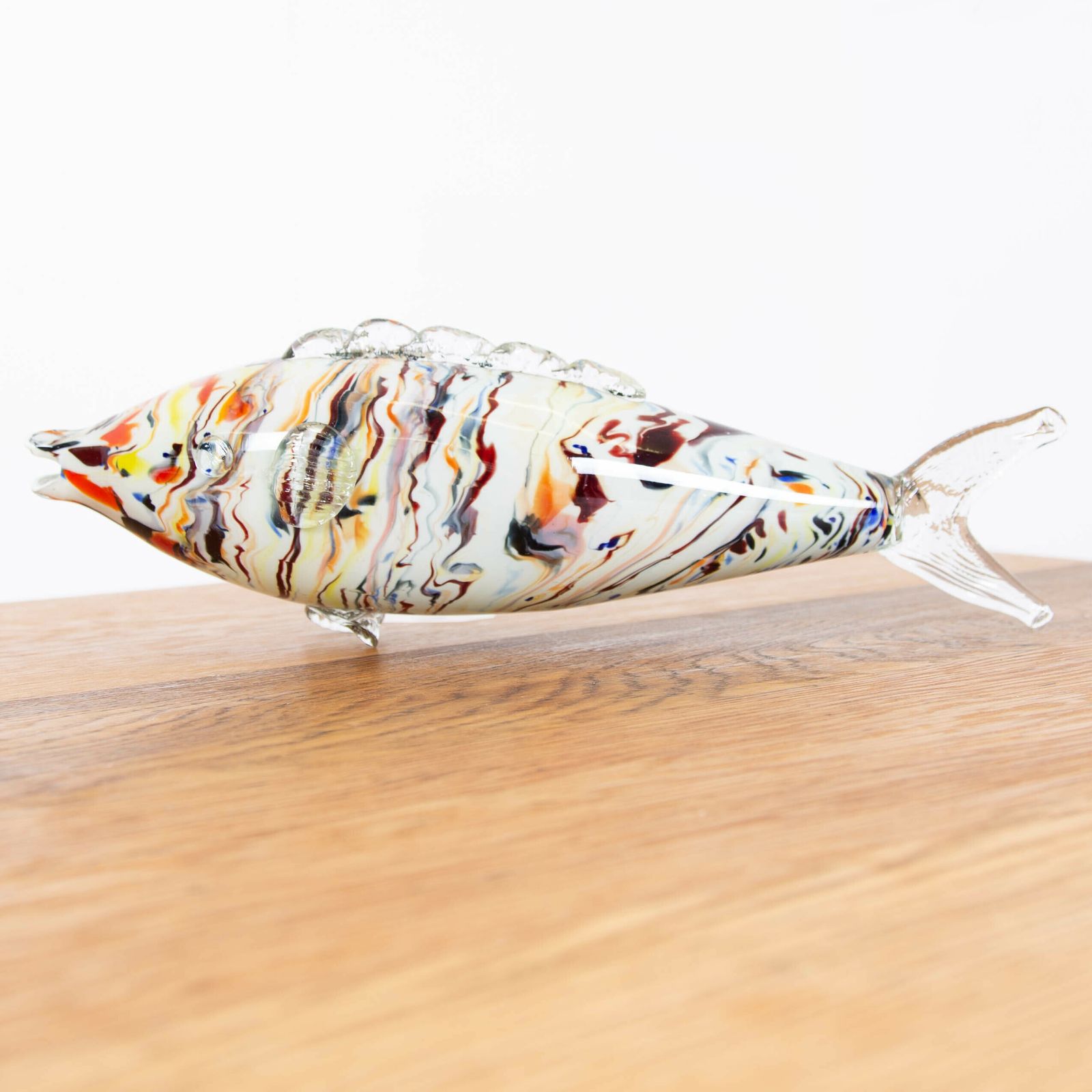photo for sale Collection Of 16 Mid Century Murano Glass Fish