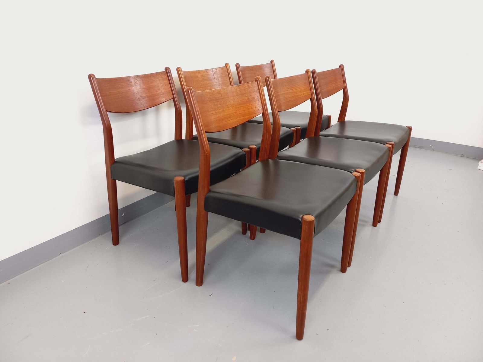 6 chaises Fristho Franeker en teck photo 2105.0
