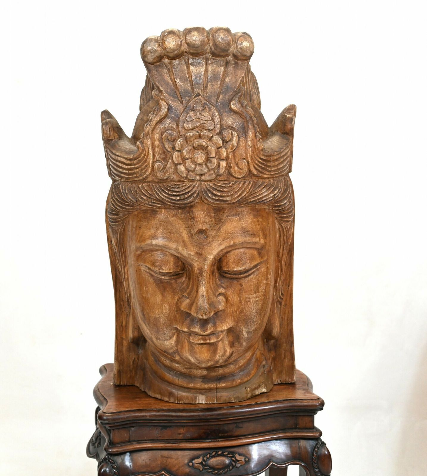 Carved Tibetan Buddha Best Statue Buddhist Head Statue