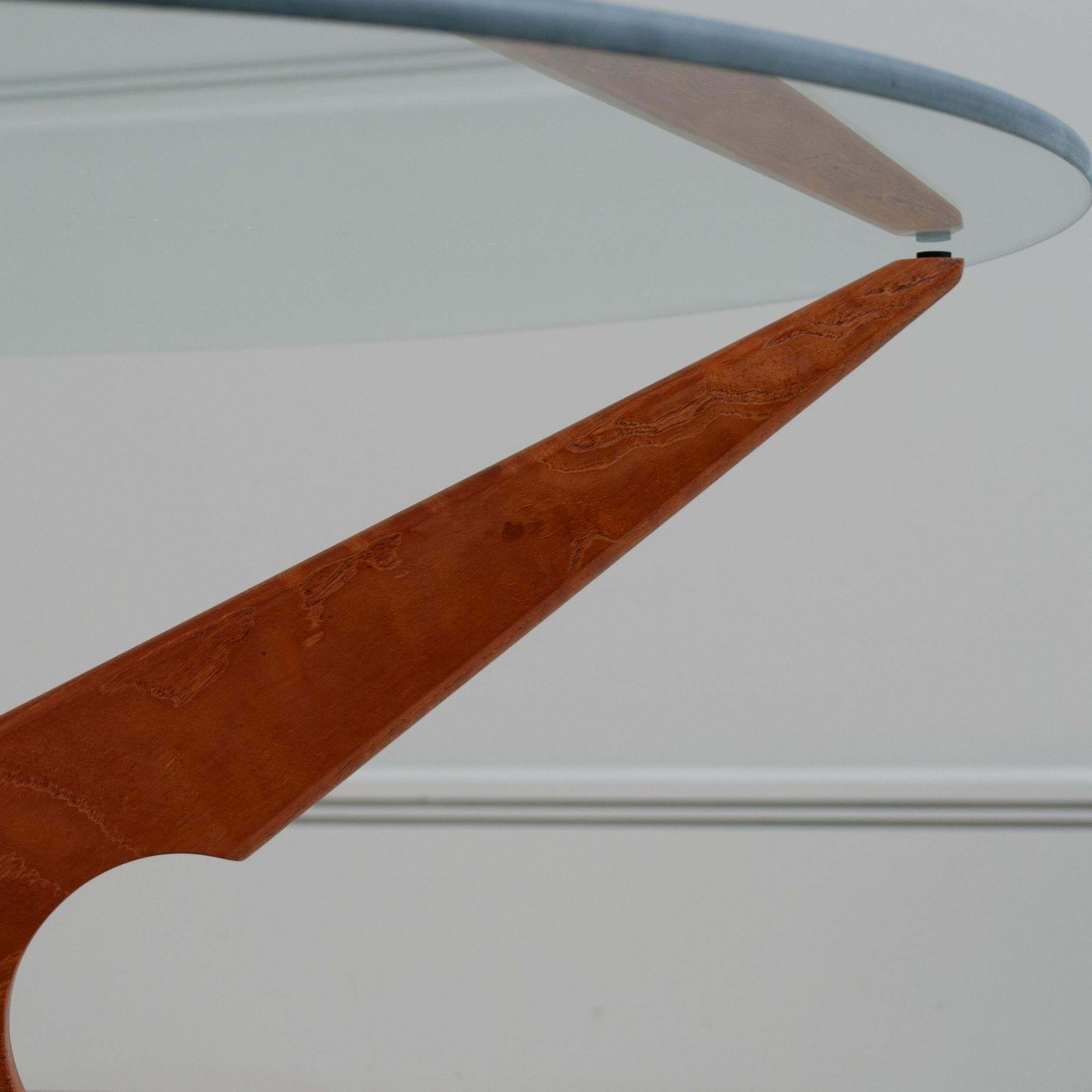 Danish Midcentury Modernist Teak & Glass Coffee Table photo Furniture