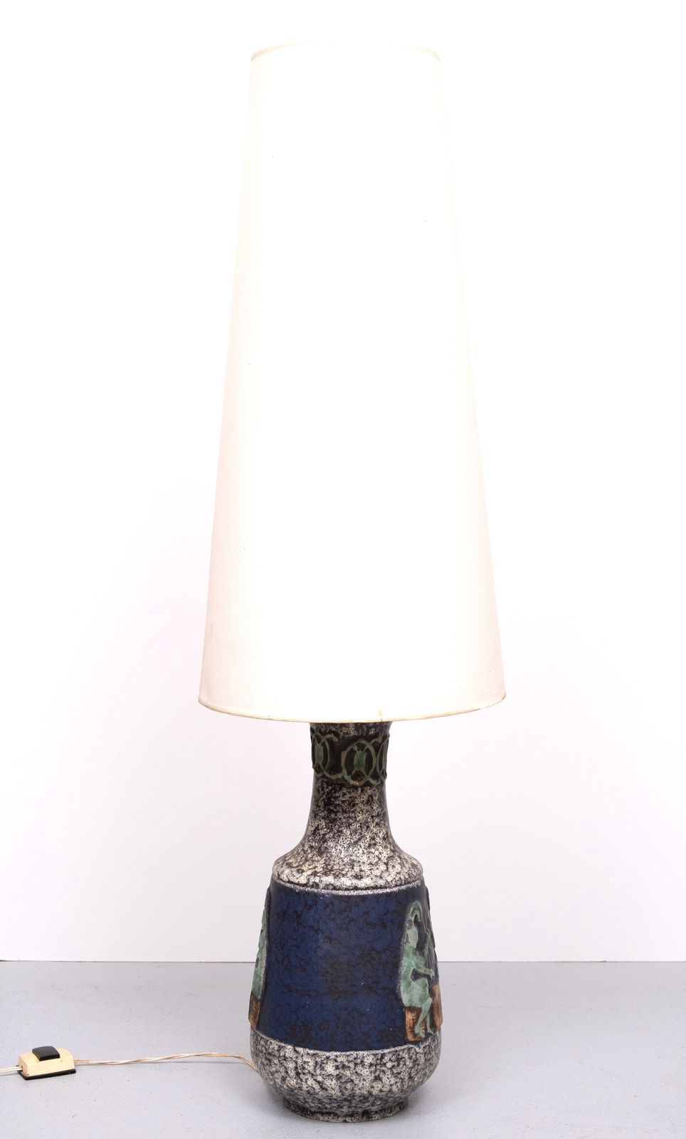 Walter Gerhards Ceramic Floor Lamp 1960s Germany photo Lighting