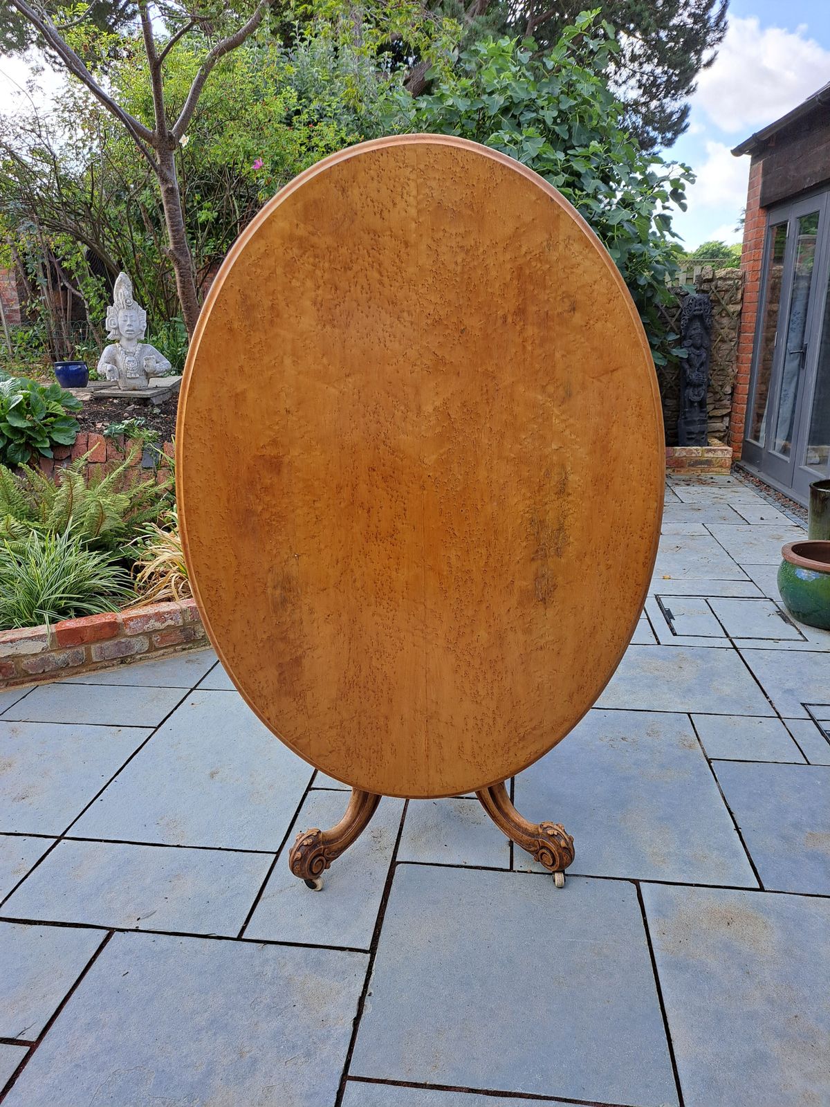 French Oval Tilt Table photo furniture