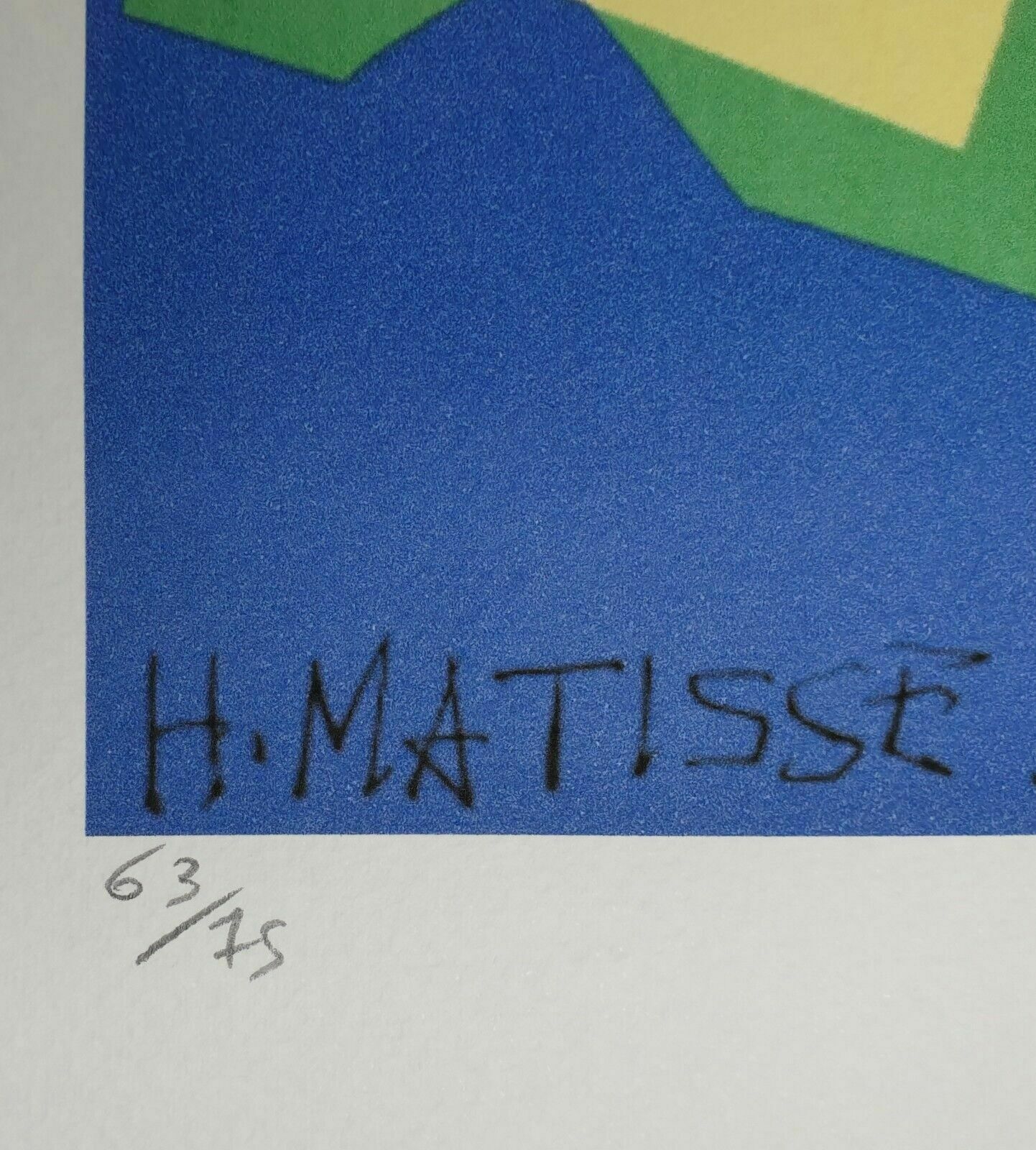 Henri Matisse, Madame De Pompadour, Plate Signed Lithograph photo furniture