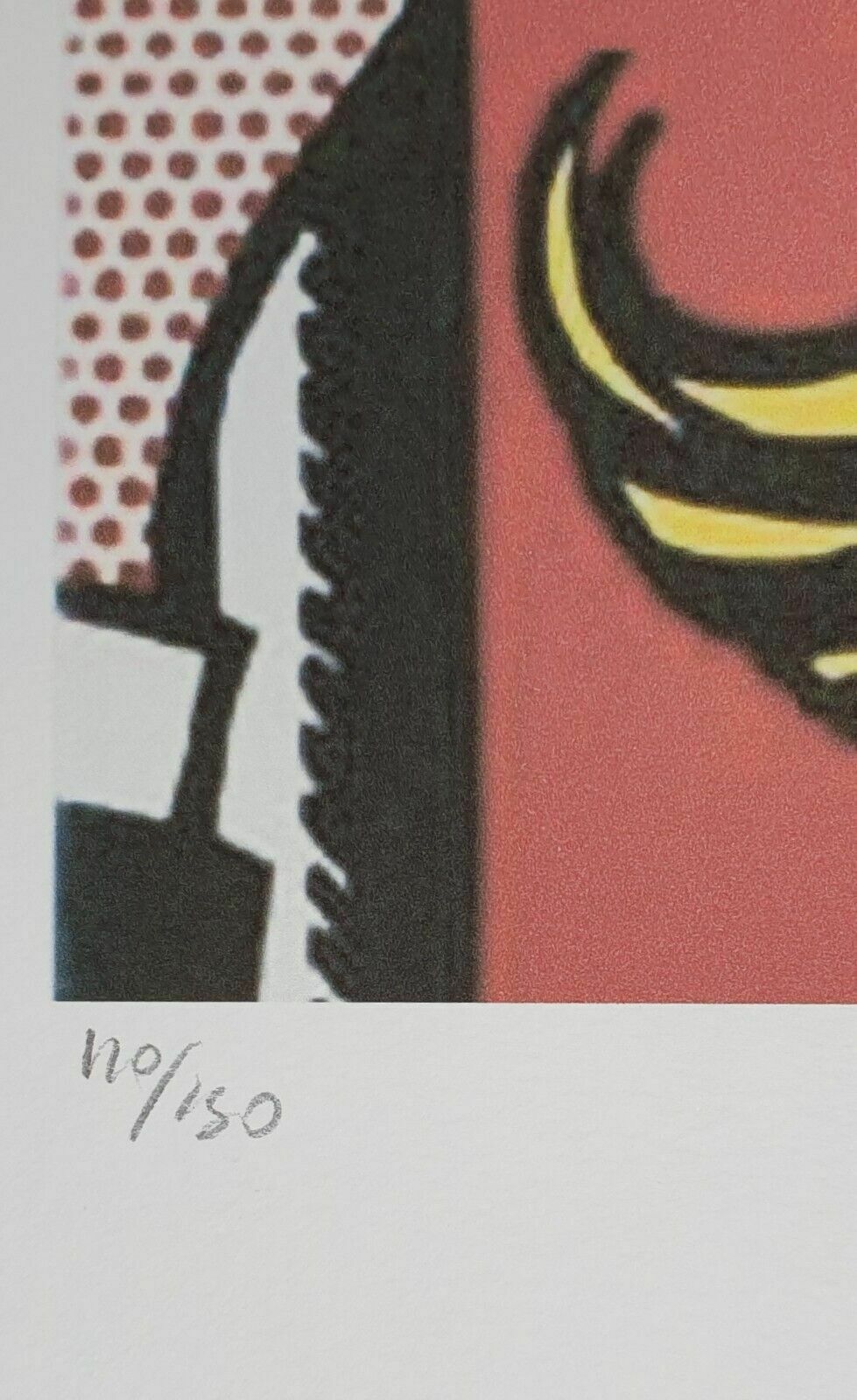 Roy Lichtenstein, Vicki!I I Thought I Heard Your Voice!, Plate Signed Lithograph photo Art