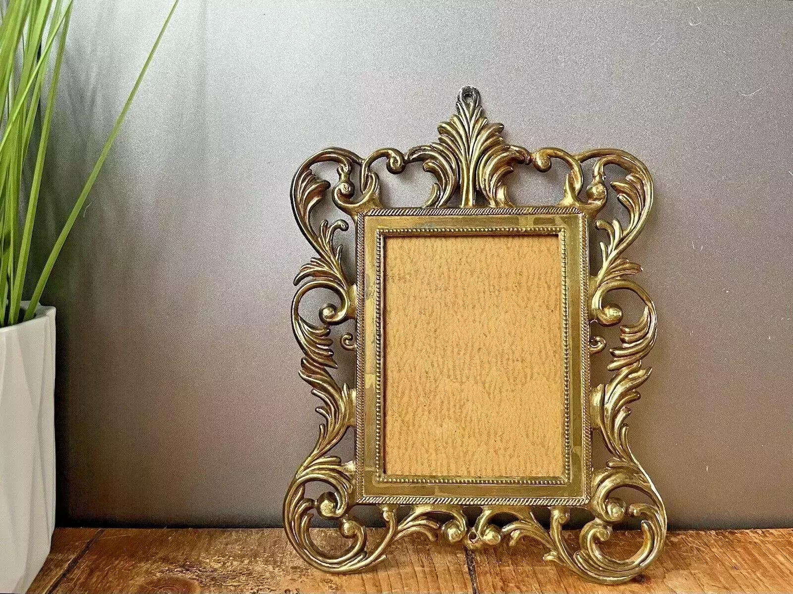 Antique Gilded Ornate Rococo Wall Photo Picture Frame Italian Baroque Beatrice photo furniture