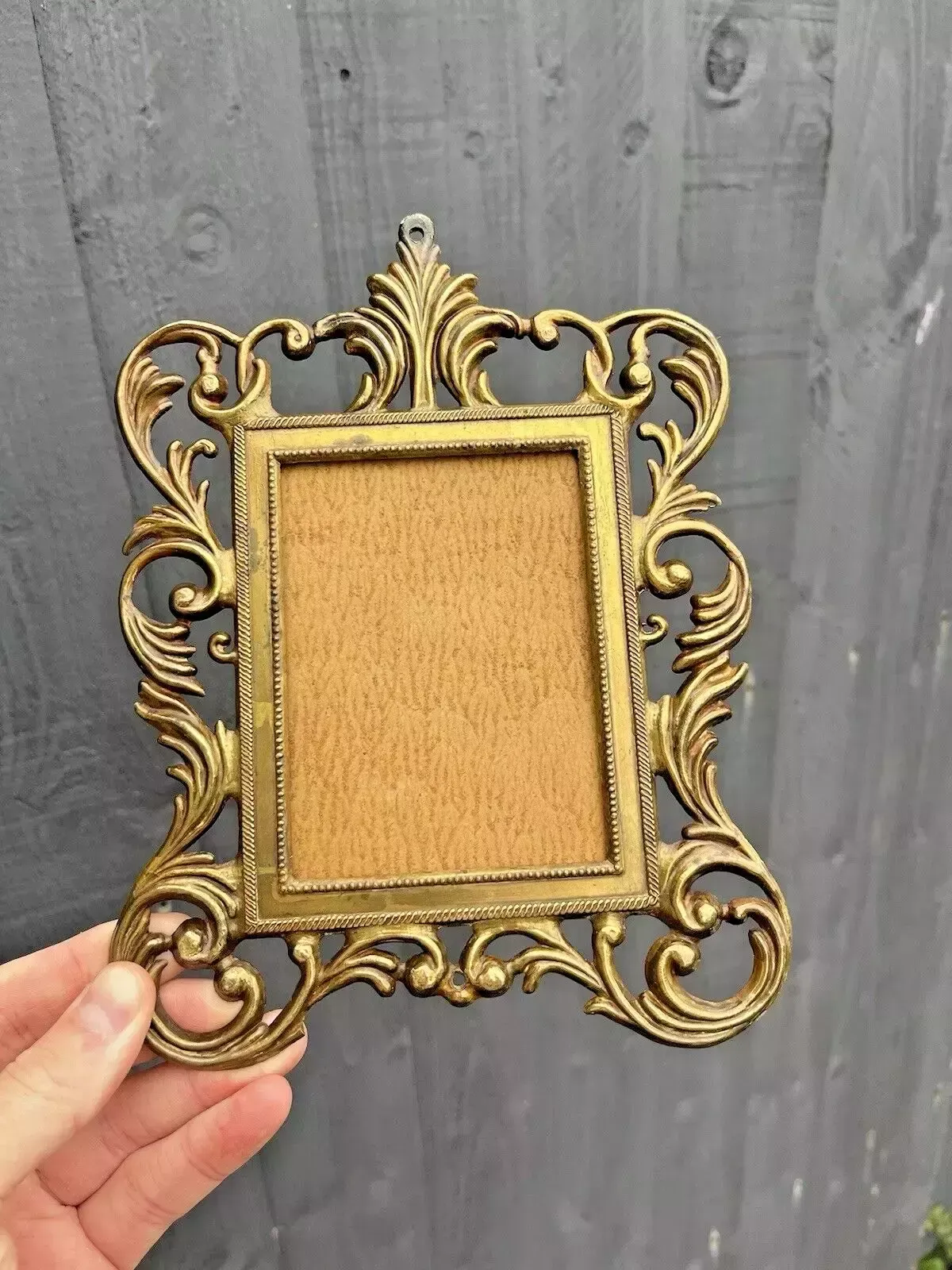 Antique Gilded Ornate Rococo Wall Photo Picture Frame Italian Baroque Beatrice photo vintage
