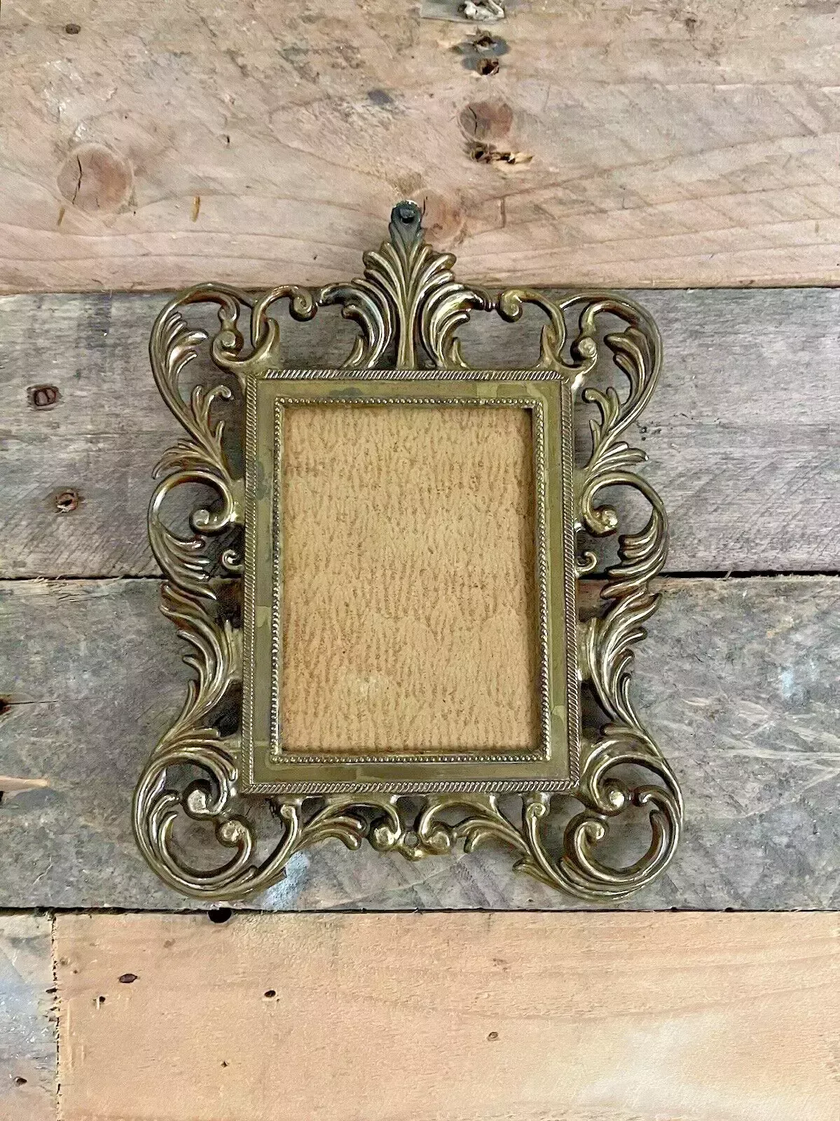photo for sale Antique Gilded Ornate Rococo Wall Photo Picture Frame Italian Baroque Beatrice