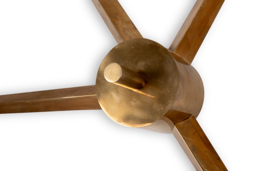 Angelo Lelli. Wall Lamp, Or Suspension, In Brass And Opaline. Contemporary. Ls52051089i photo furniture