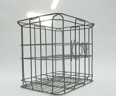 Vintage Bottle Cages, 1960s, Set Of 7 photo vinterior