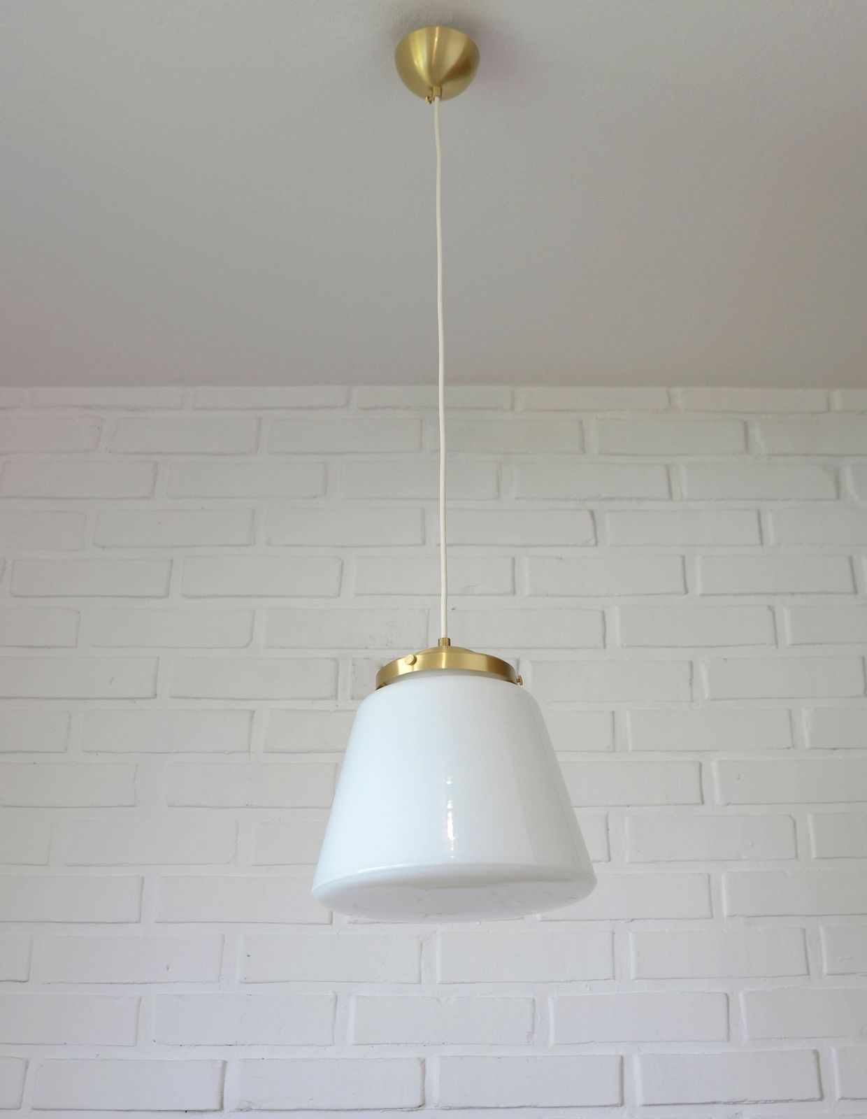 Vintage Pendant Light / Redesign Hanging Lamp / Yugoslavia 1930's / Bauhaus Era / Industrial Lighting / Antique Ceiling Lamp / Art Deco photo furniture