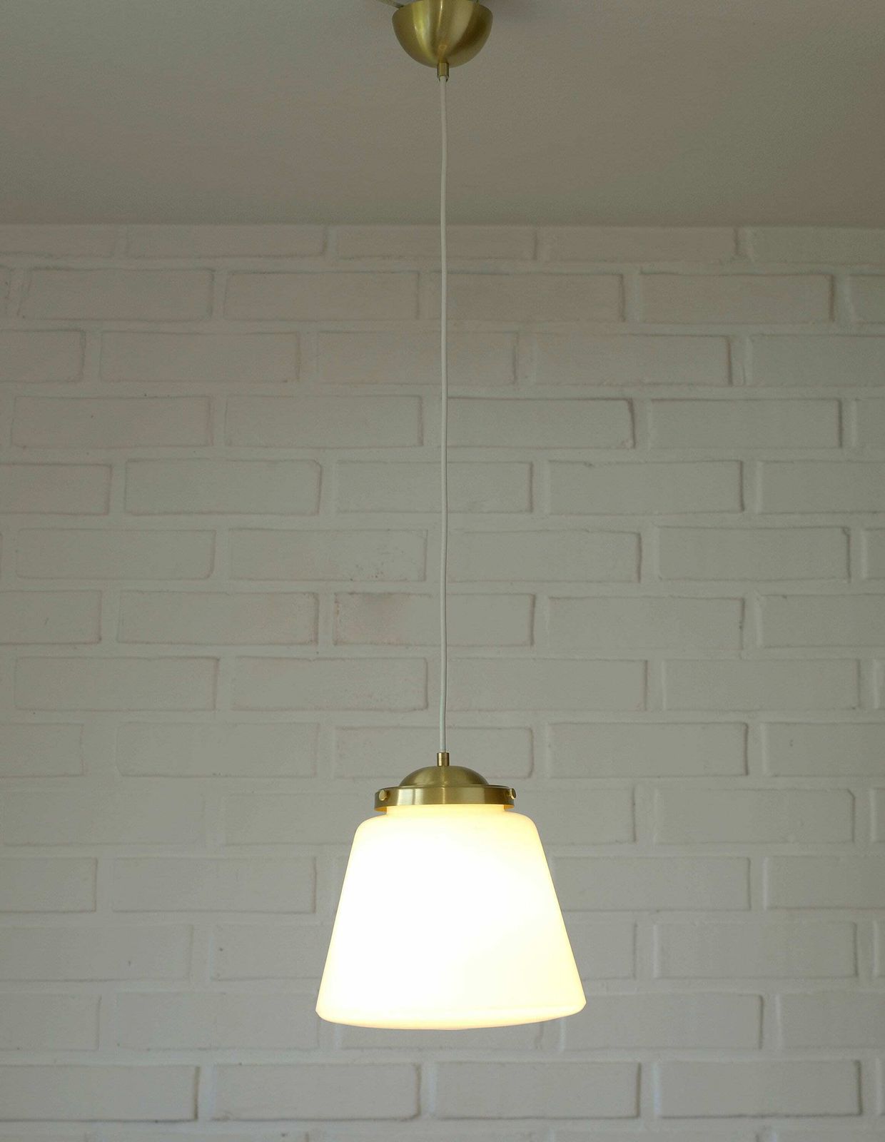 Vintage Pendant Light / Redesign Hanging Lamp / Yugoslavia 1930's / Bauhaus Era / Industrial Lighting / Antique Ceiling Lamp / Art Deco photo Lighting