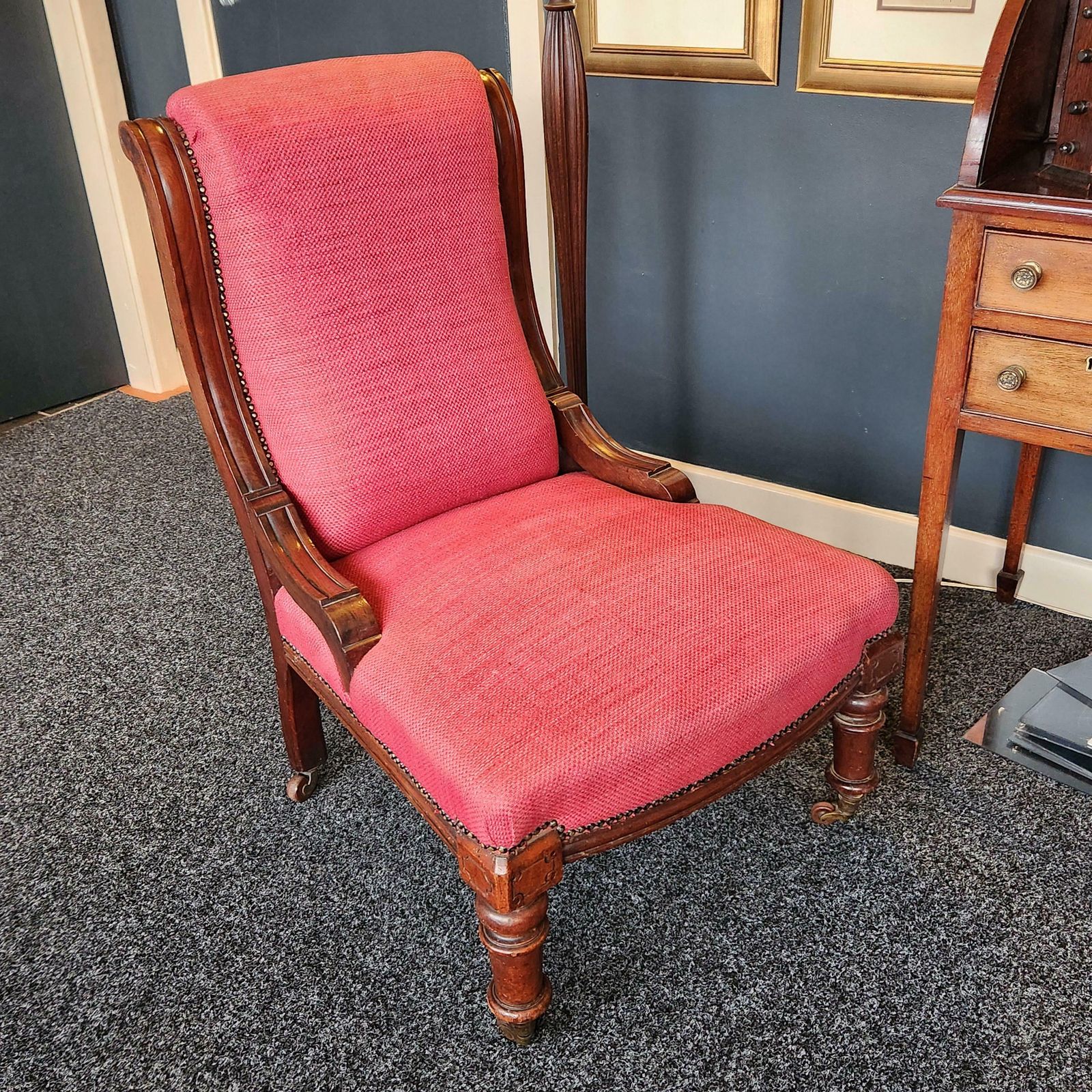 Victorian Nursing Chair, 1800s photo vinterior