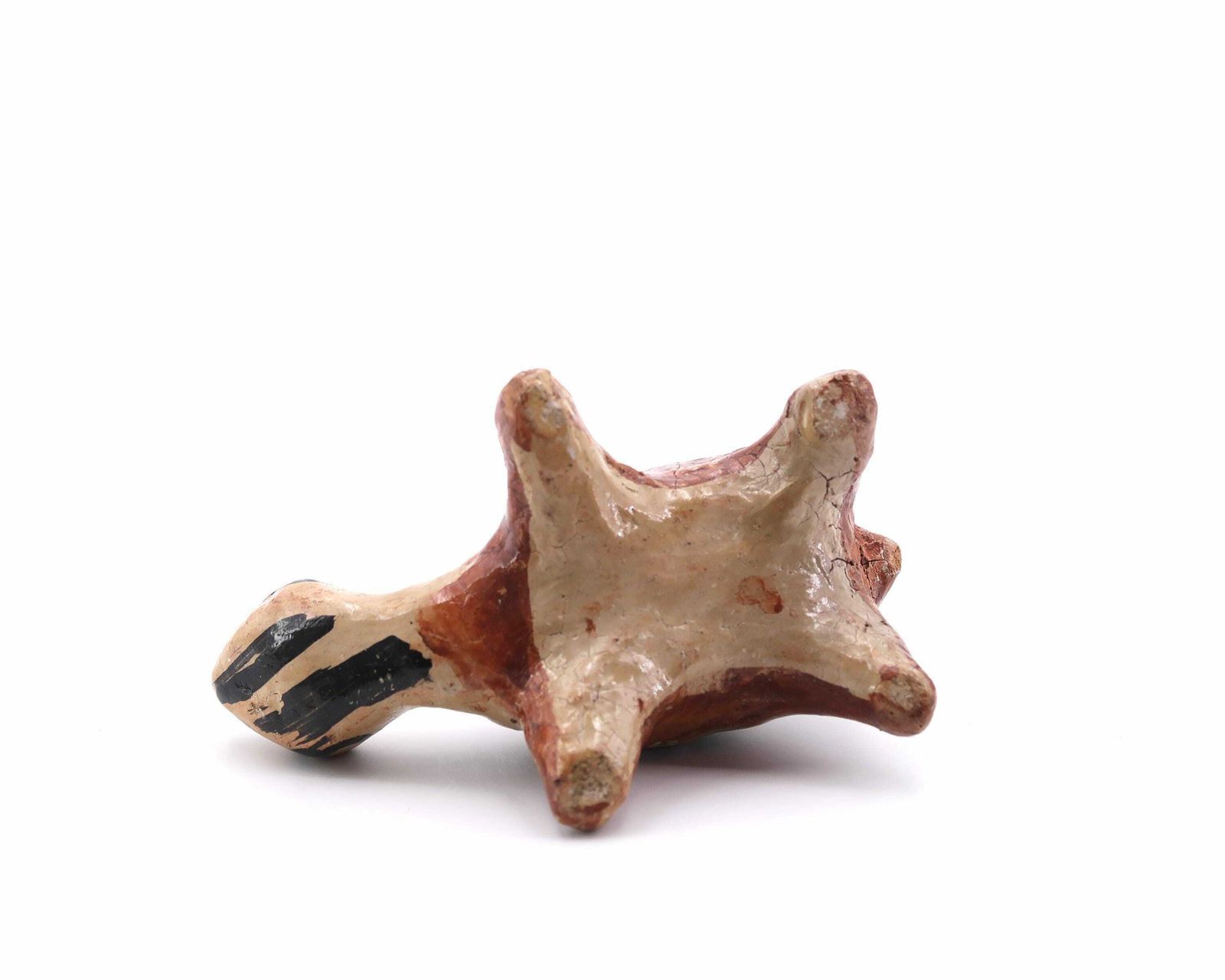 Folk Terracotta Ideqqi Turtle Sculpture, 1970s / Doll, Morocco, Moroccan Figurine, Ceramic photo 88.0