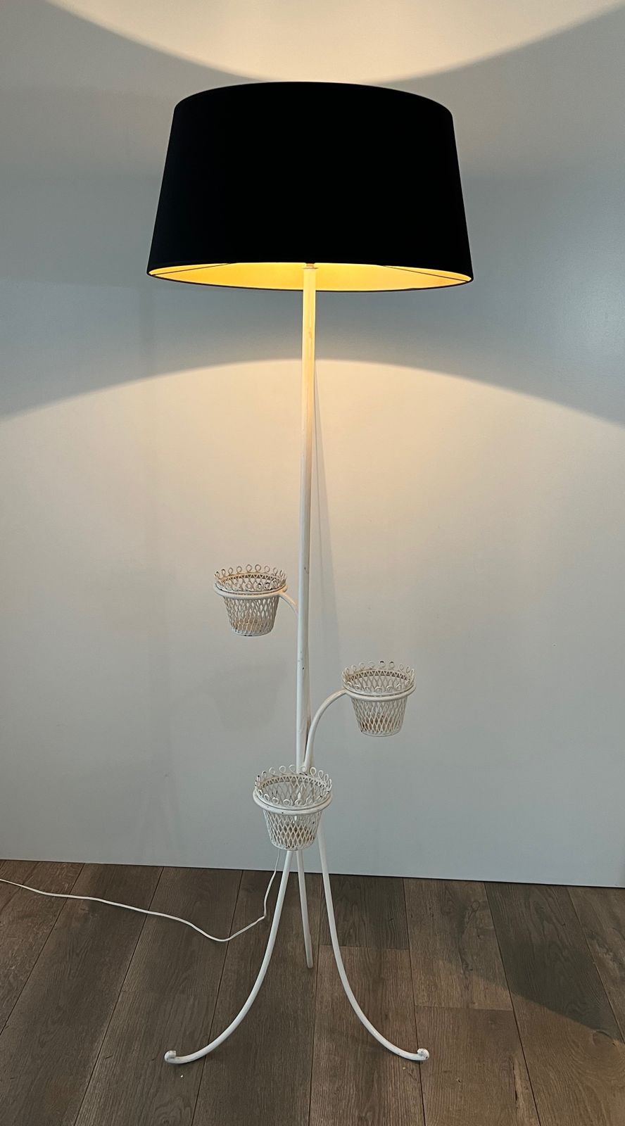 Floor Lamp Plant Holder Cap D'ail Collection By Mathieu Matégot photo furniture