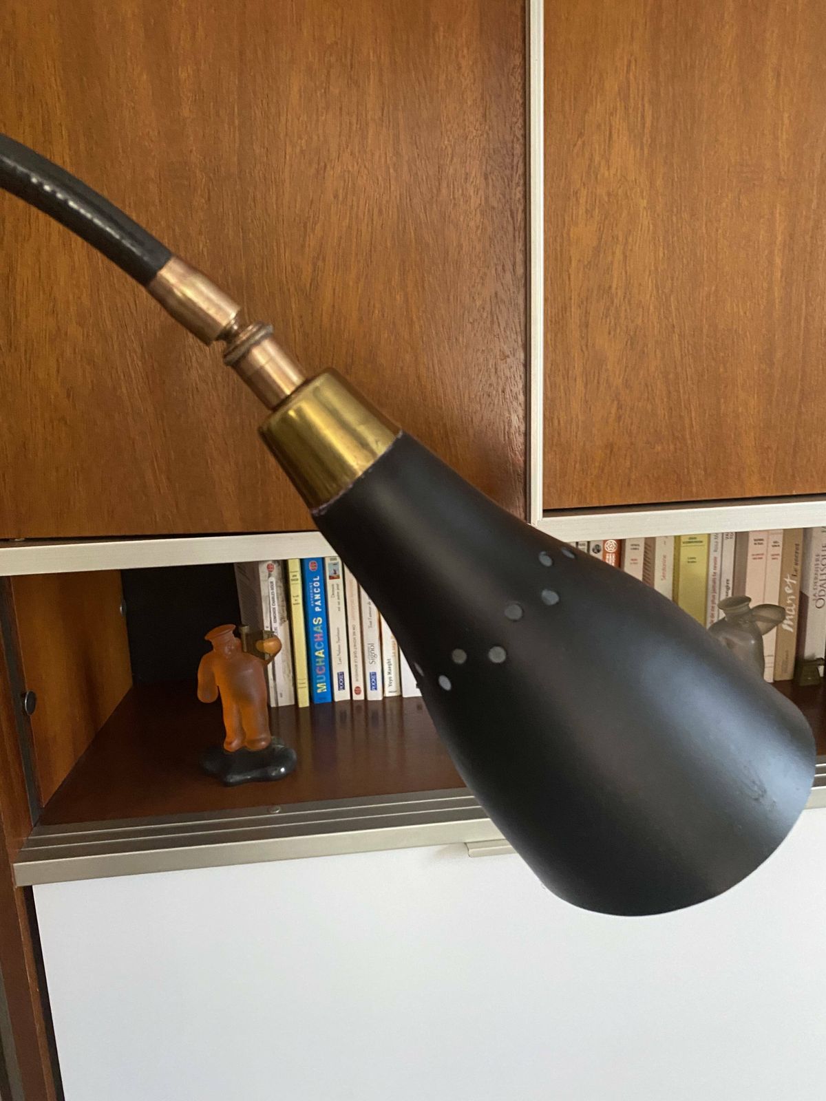 Diabolo Lamp In Black Metal, 1960diabolo Lamp In Black Metal, 1960 photo vinterior