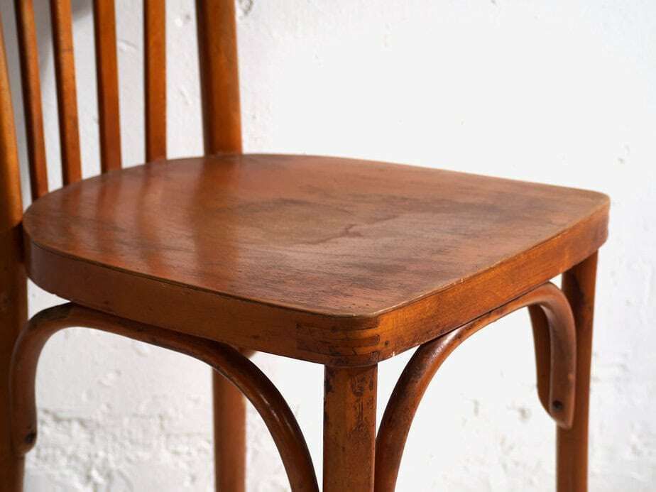 Furniture Antique Thonet Bistro Chairs (C.1900). Set Of 2 Pieces #14 photo