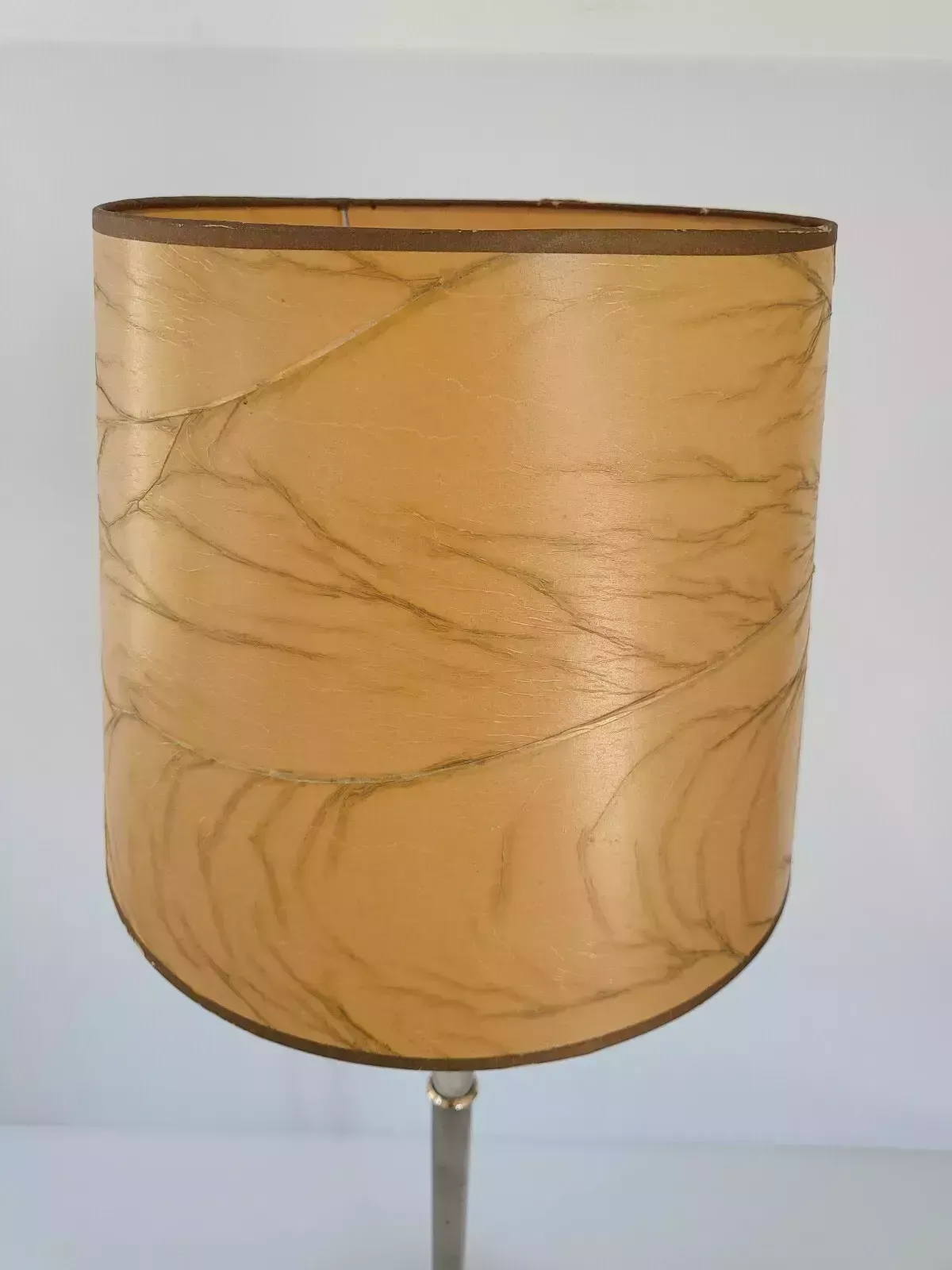 Lighting Vintage Table Lamp Maison Arlus 1950 Brass & Steel 50s 1950s Rockabilly photo