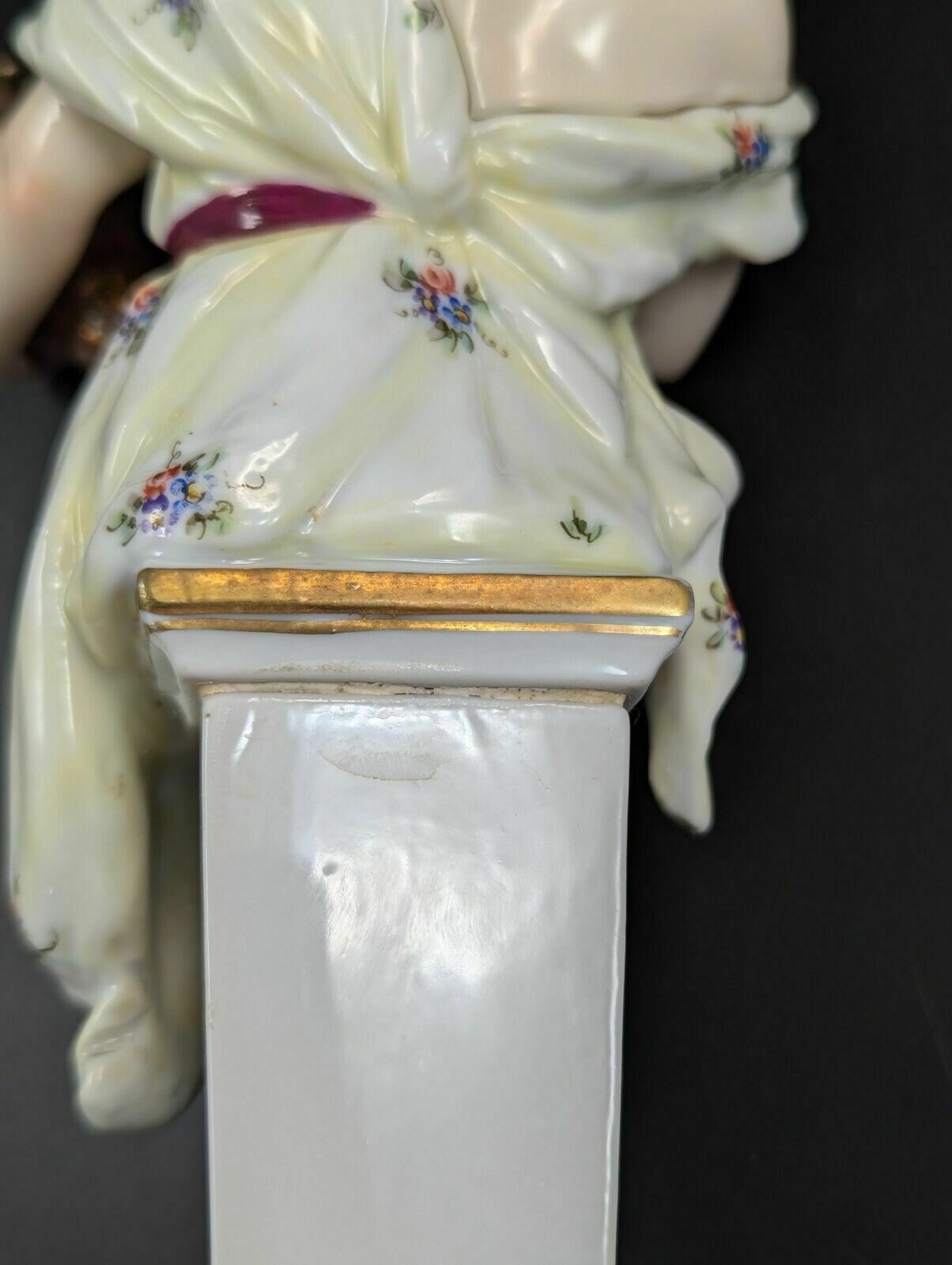 photo for sale Porcelain Figurines ‘Allegory Of Art’ By Achille Mollica, 19th Century